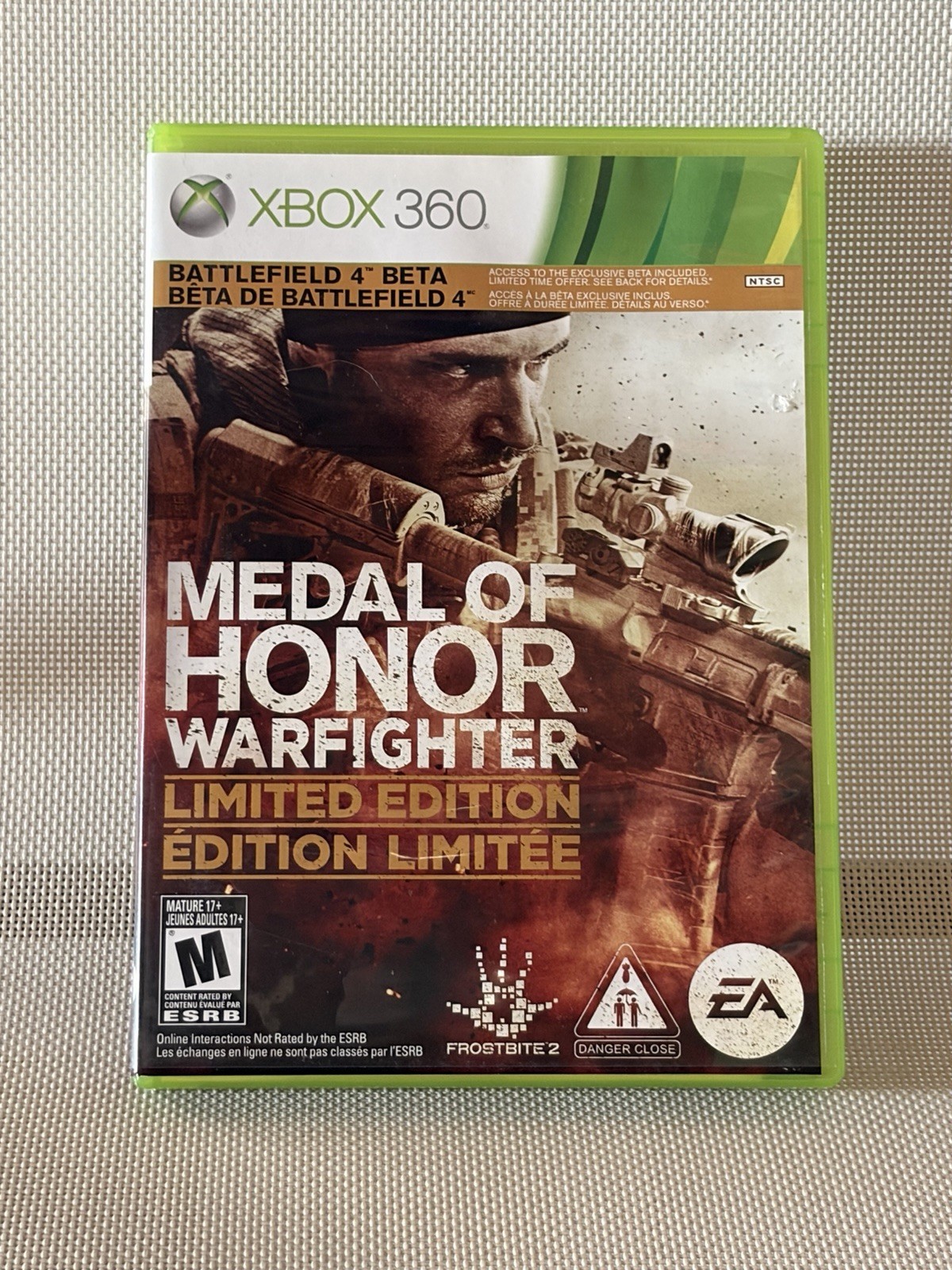 Medal of Honor Limited Edition Warfighter, Microsoft Xbox 360, 2012