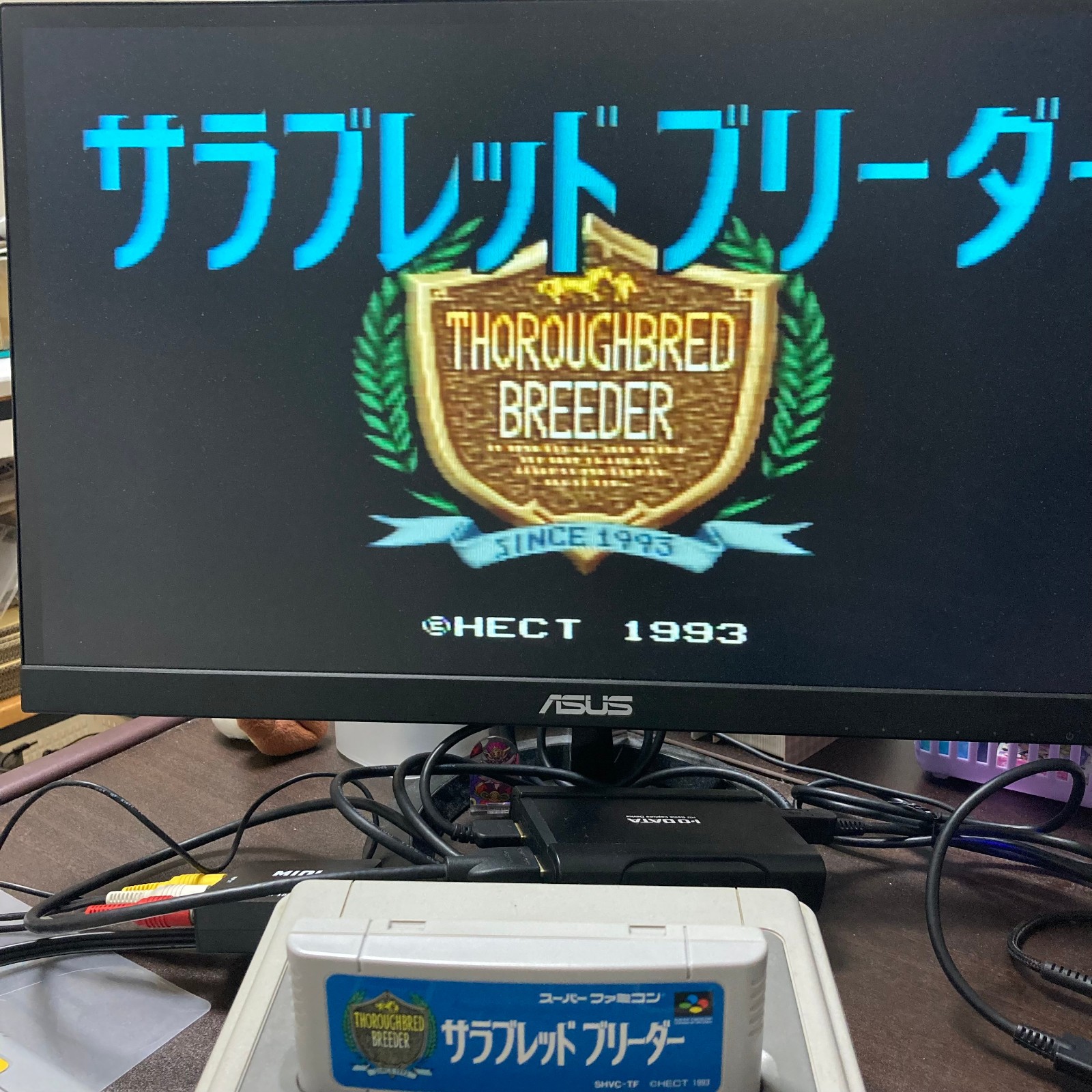 Thoroughbred Breeder　SFC SNES Tested&Working Nintendo Super Famicom Japan CIB
