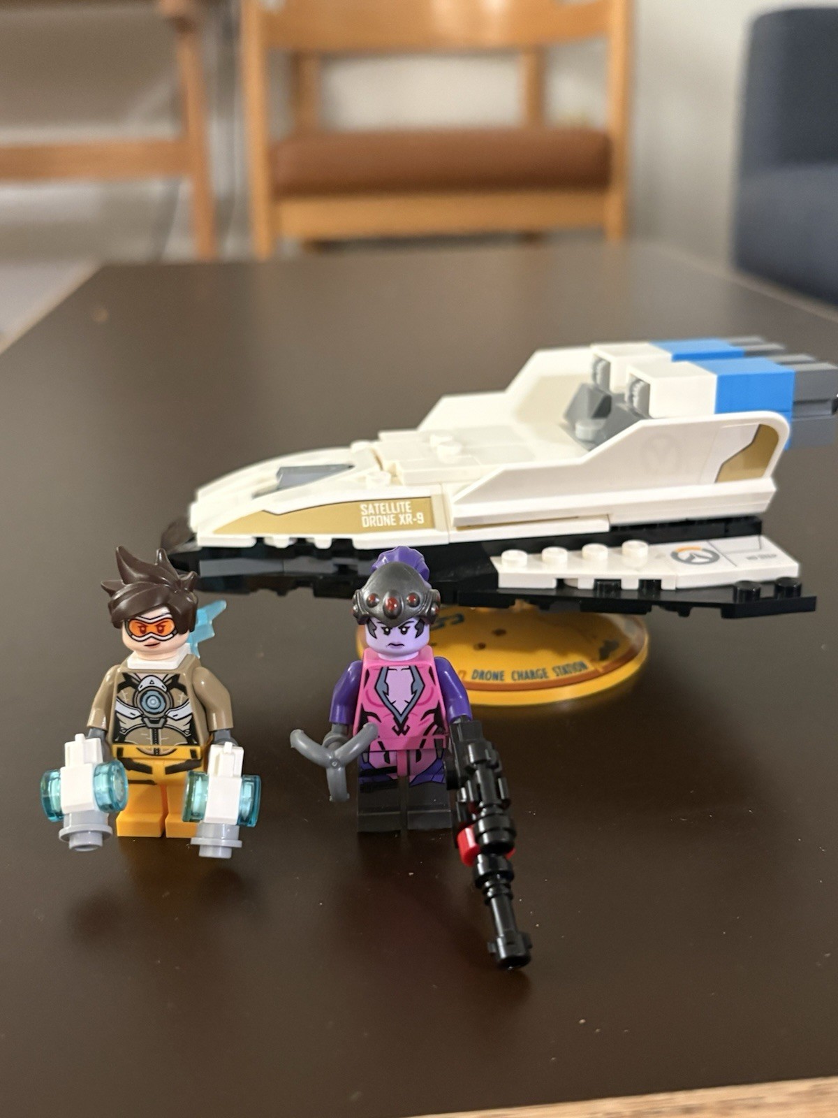 Activision Overwatch Satellite Drone XR-9 Action Figure with Tracer & Widowmaker