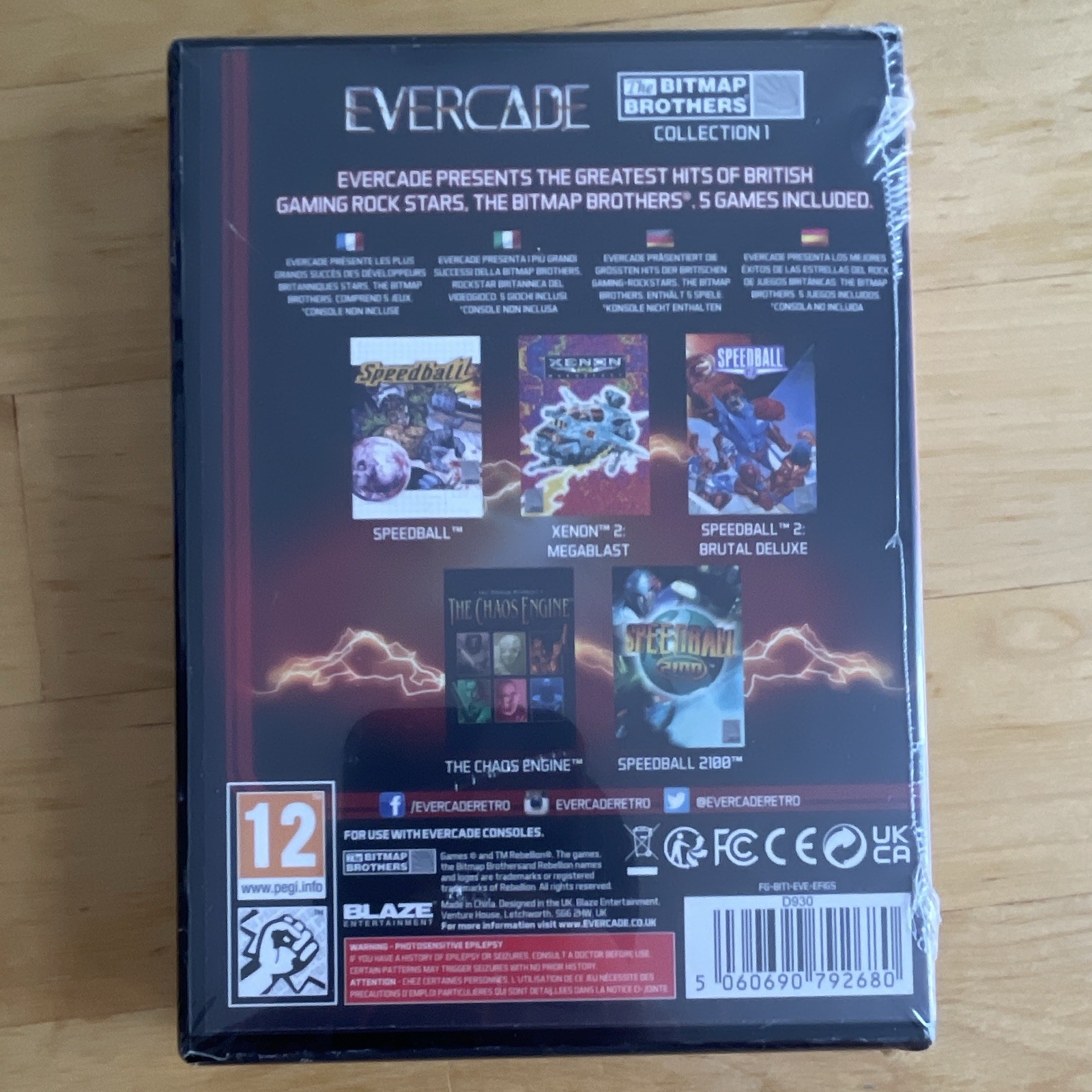 Blaze Evercade Bitmap Brothers Collection 1 Cartridge (5 Games) PEGI 12