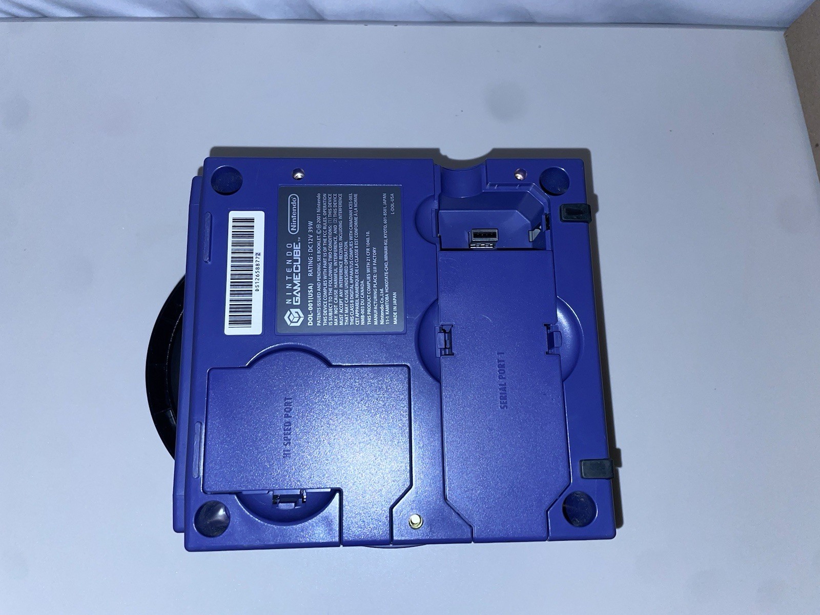 Working Nintendo Indigo Purple GameCube DOL-001 Console Only Tested