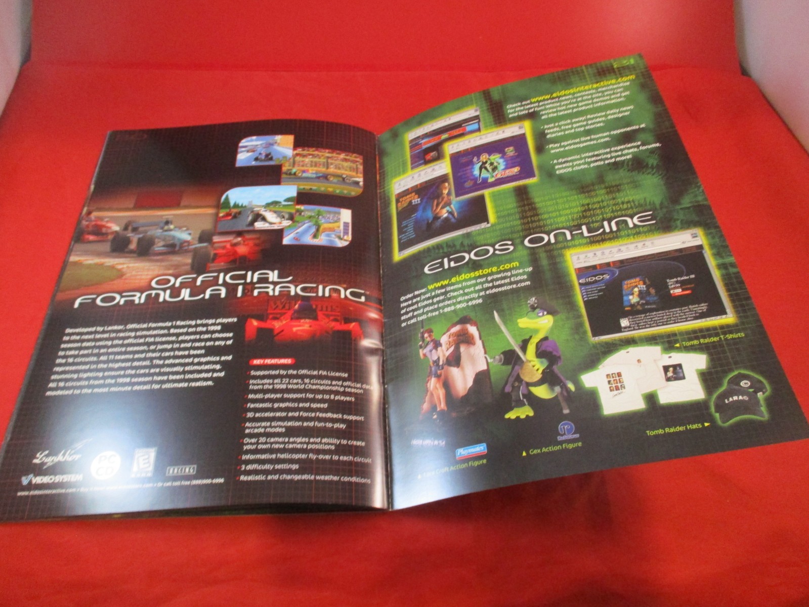 Eidos Interactive 1999 Product Catalog Tomb Raider Gex 3 Braveheart Daikatana