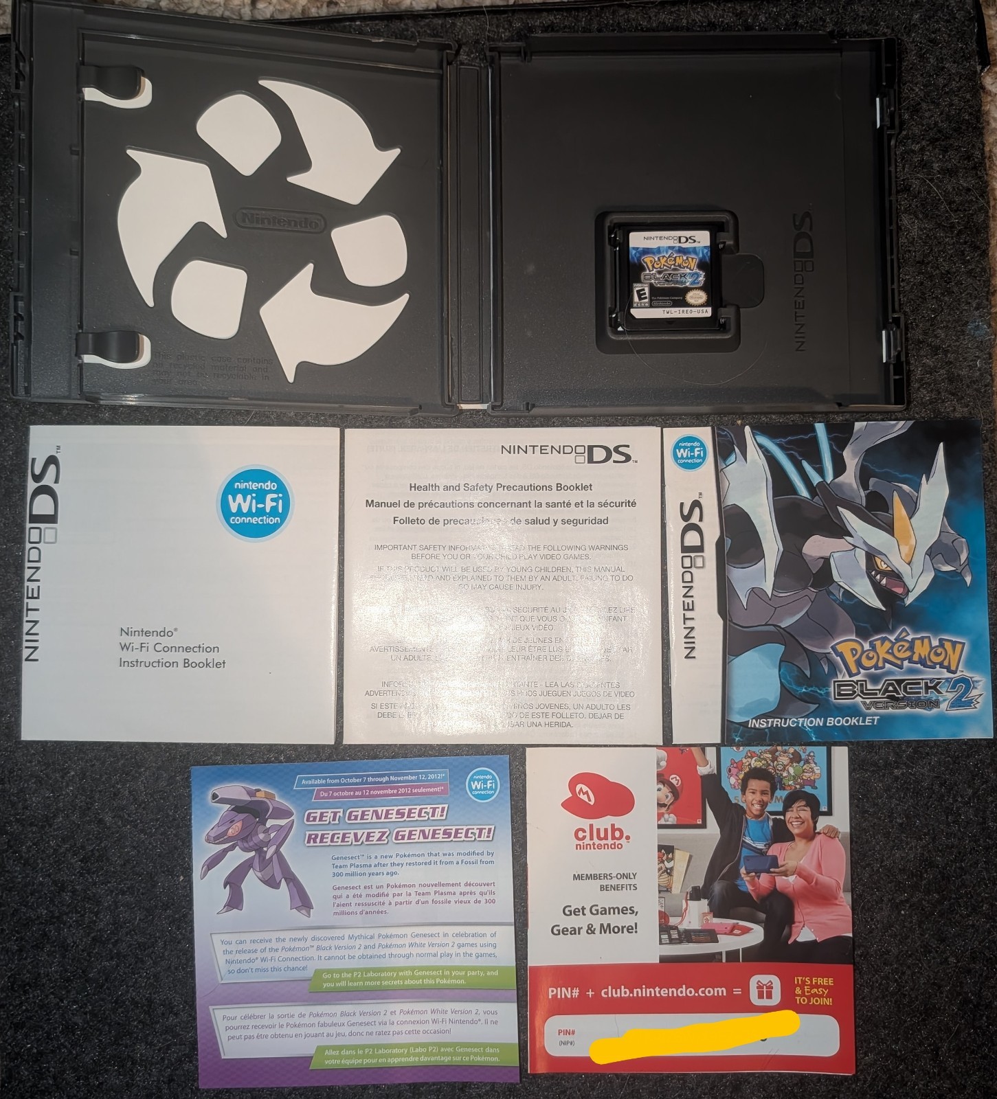 Pokemon Black Version 2 (Nintendo DS) Complete In Box CIB – Authentic – Tested