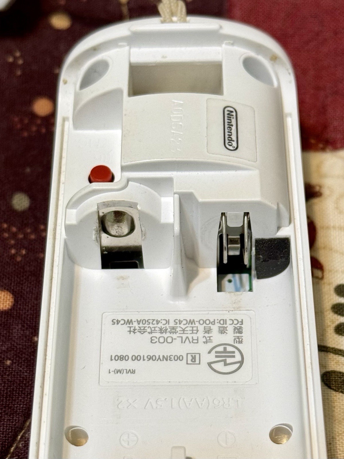 Nintendo Wii Remote Controller White, OEM RVL-003 with Strap