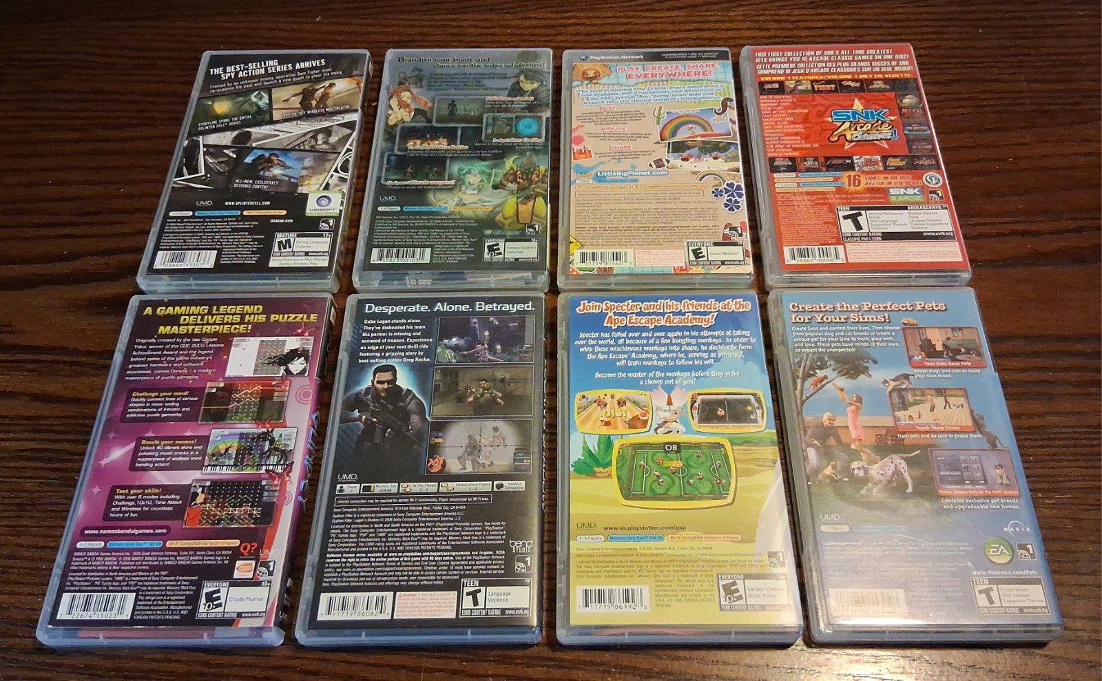 PSP UMD Game/Movie/Music Lot+ Extras RPG Racing Puzzle Arcade See Pics/Descript
