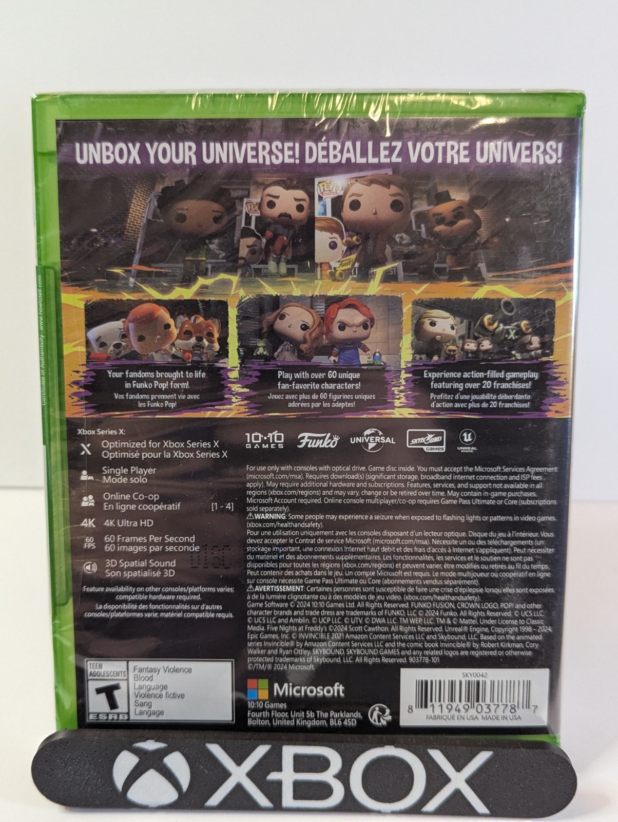 Funko Fusion – Microsoft Xbox Series X – NEW SEALED! FAST SHIPPING!