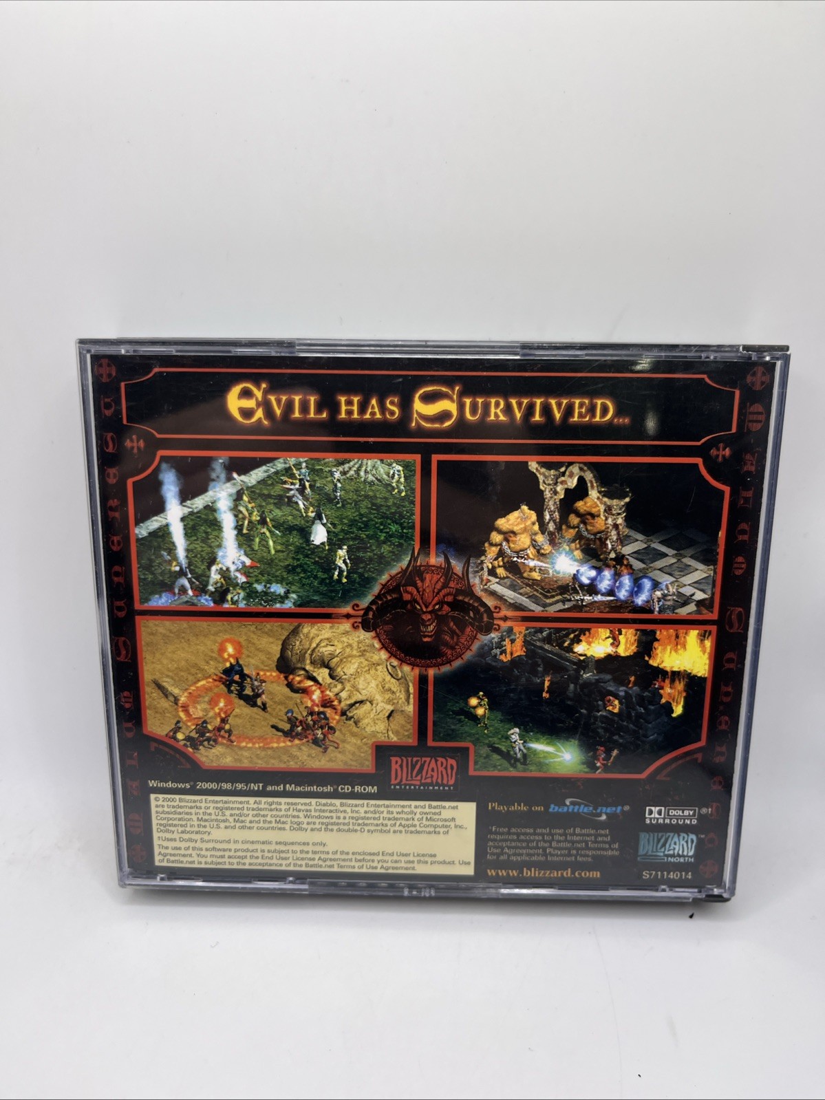 Diablo II 2 PC 3 Disc Windows CD Play , Install & Cinematics Disks See Pictures