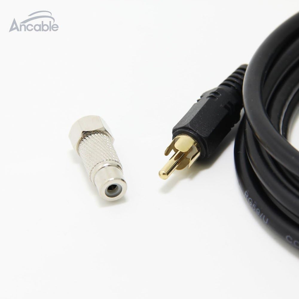 Rca Video Cable With Rf Tv Connector For Atari 2600 Jr 7800