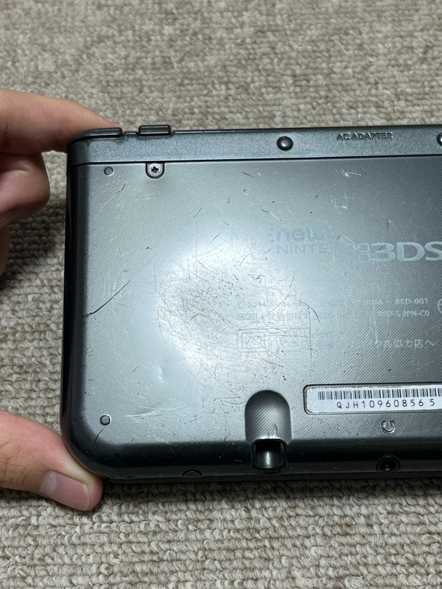 New 3DS LL XL Metalic black Japan Nintendo Console region Japanese B36