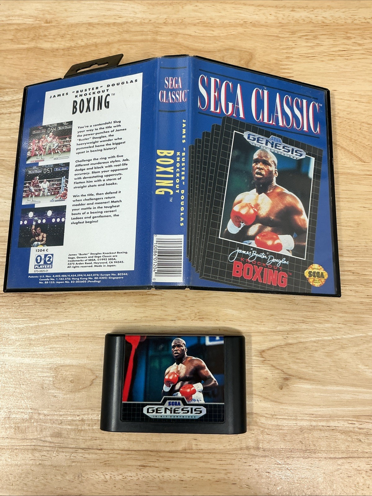 James Buster Douglas Knockout Boxing Genesis CB Hang Tab