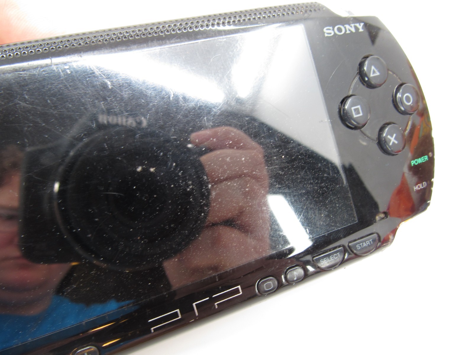 Black PSP 1001 w/ Battery 8 GB Card SD Card Adapter Phantasy Star Game Tested