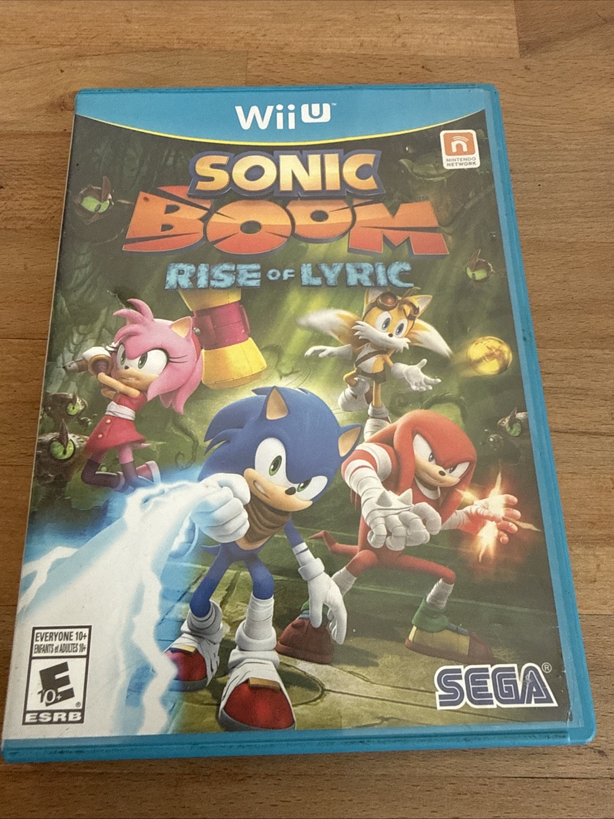 Sonic Boom: Rise of Lyric (Nintendo Wii U, 2014) W/ Manual