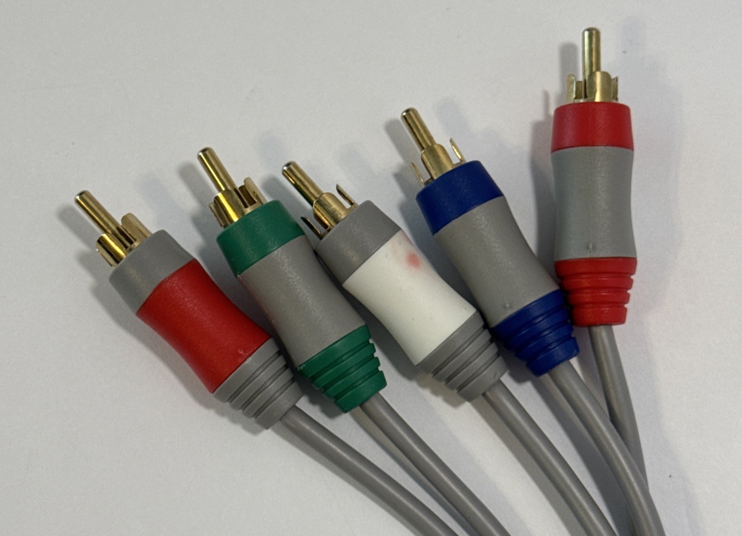 Nintendo Wii / Wii U Component Video Cables 3rd Party / Unbranded (Tested)