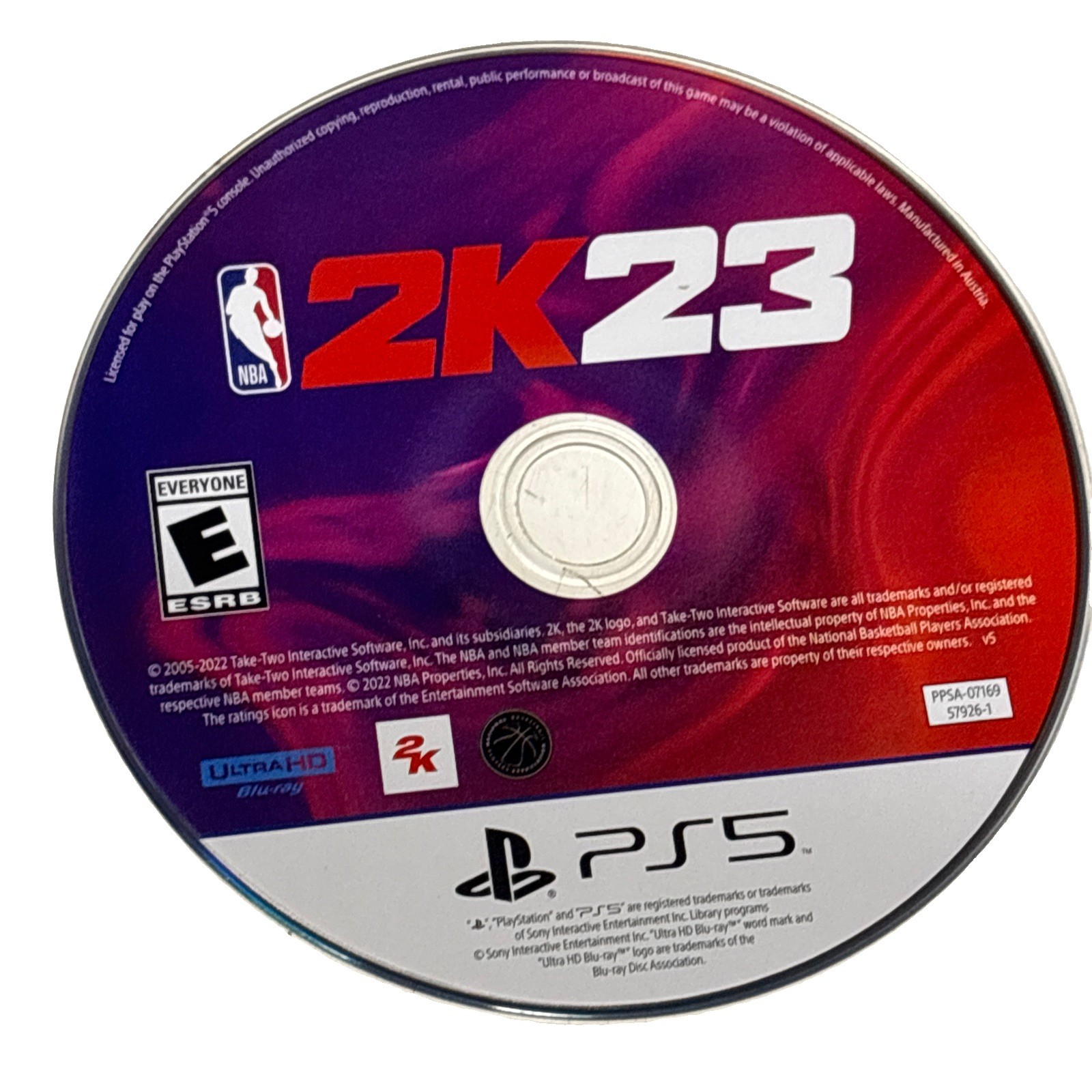 NBA 2K23 – Sony PlayStation 5 PS5 Tested and Working