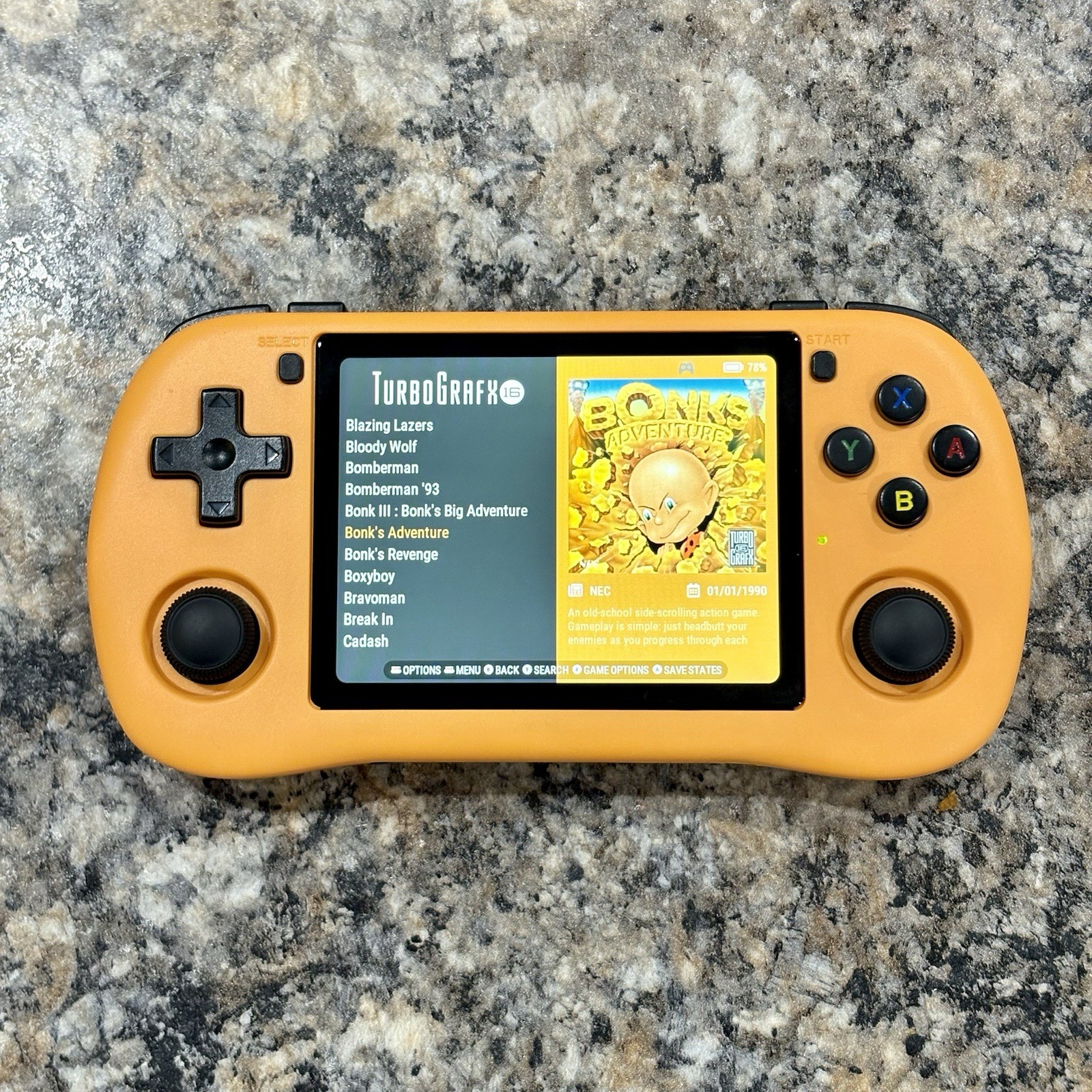 New PowKiddy X35H Gaming Handheld New 64GB Card Custom Loaded Ready To Play