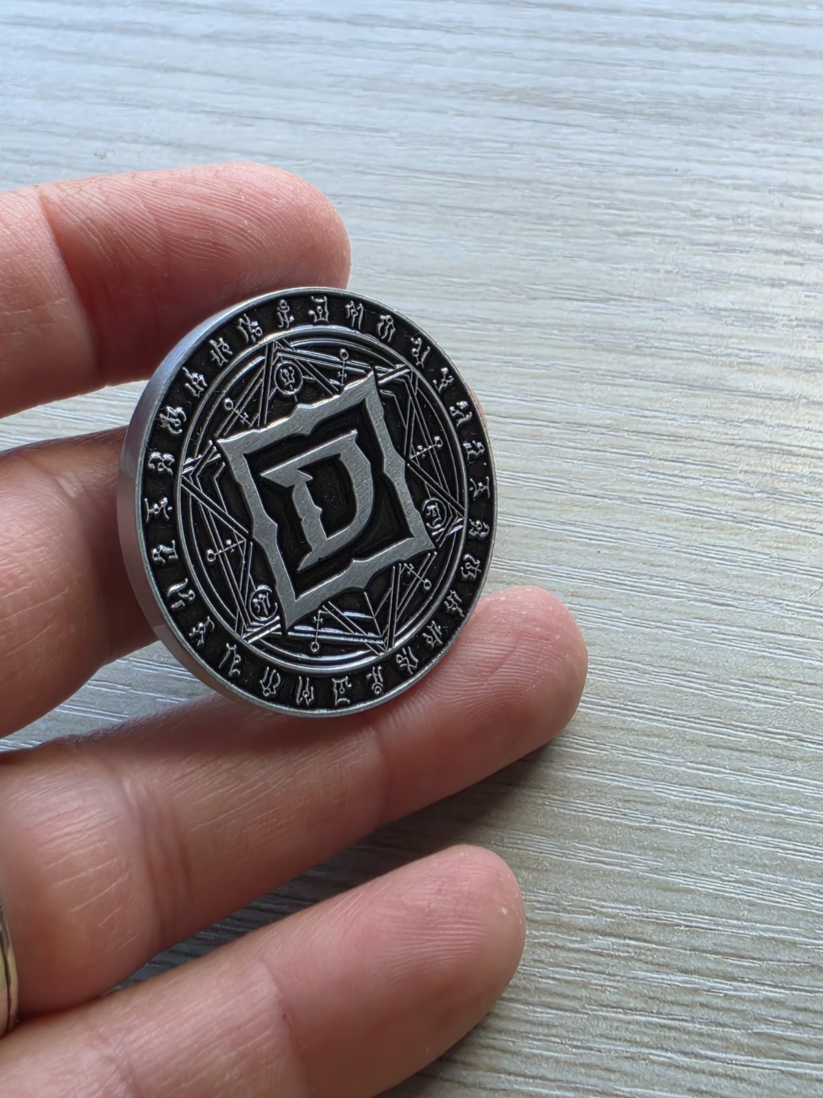 Diablo 4 IV Developer Coin Medal Season Of Loot Reborn #4 D4 Rare Blizzard PC