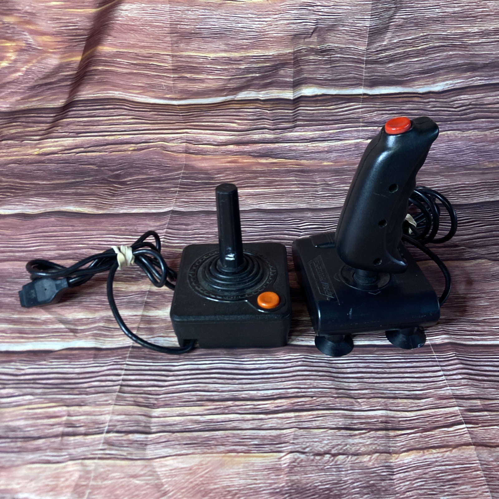 Lot of 2 Controller Atari Commodore Wired Tested