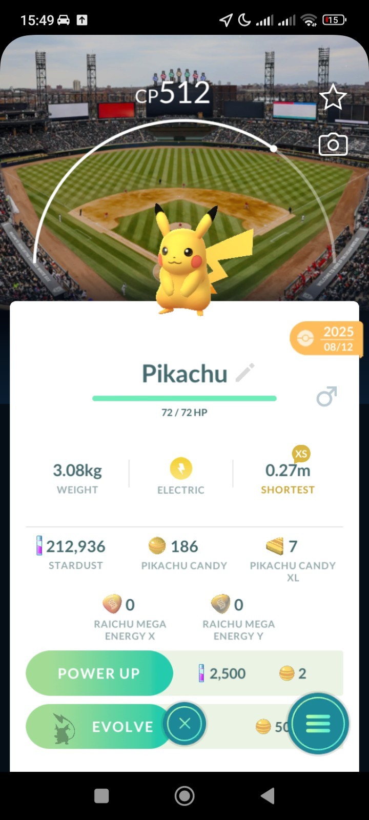 Eternatus Early Acc Pokemon Go | Salandit 4* Pikachu Baseball MLB Background #09