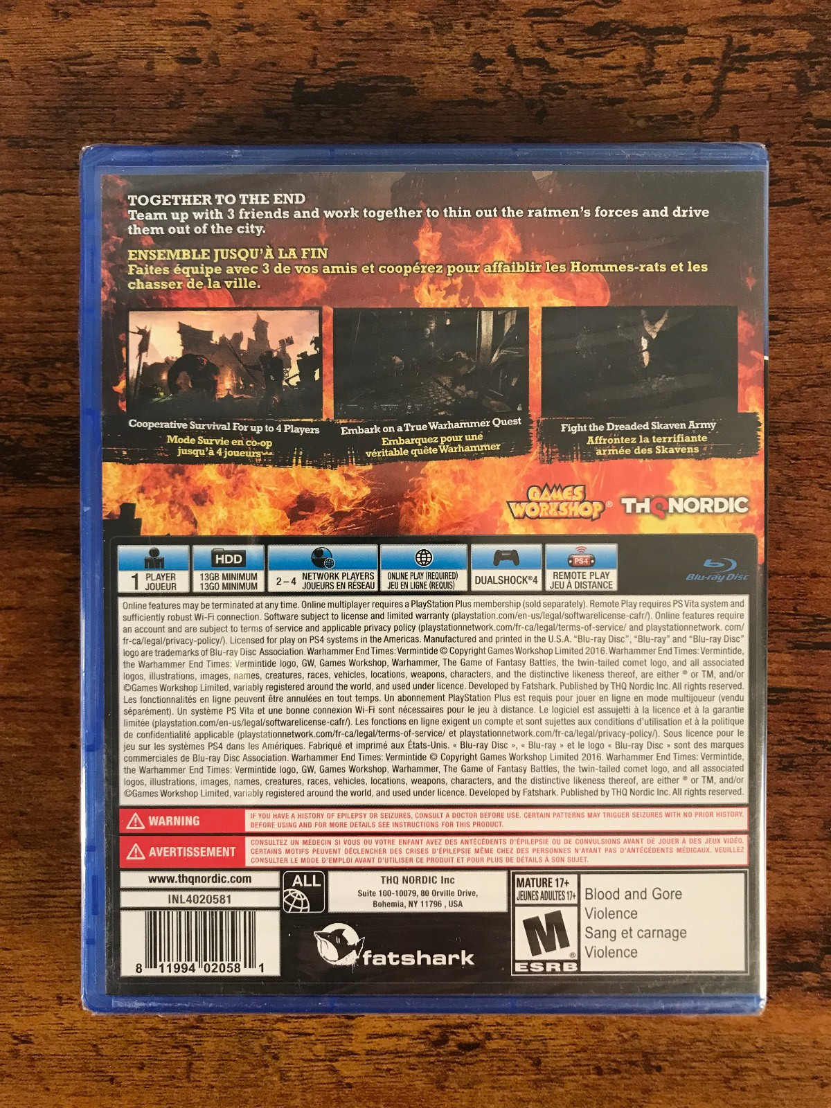 Brand New – Warhammer The End Times: Vermintide PlayStation 4 / Sony PS4 Sealed
