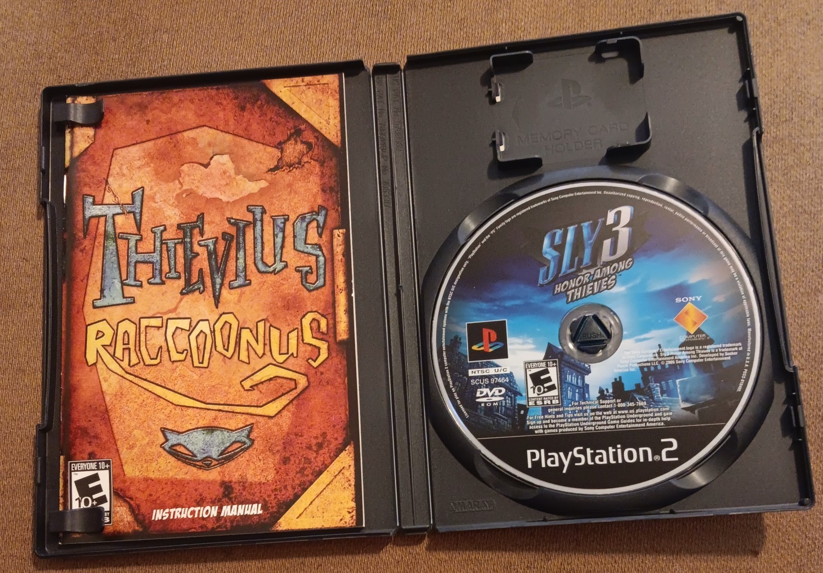 Sly Cooper Trilogy 1 2 3 PlayStation 2 PS2 Thievius Band of Thieves Honor Among