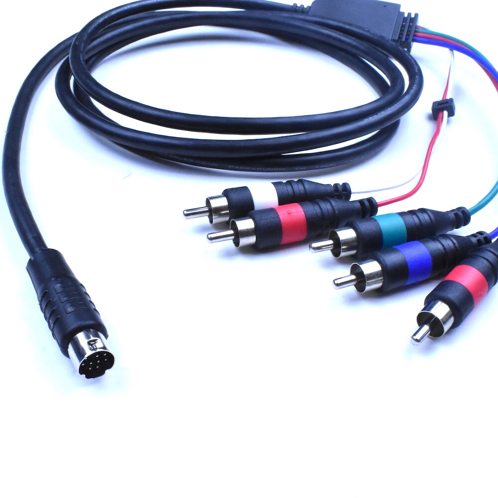 Sega Genesis Model 2/Mega Drive 2/32X Component YPbPr cables, Retrogamingcables