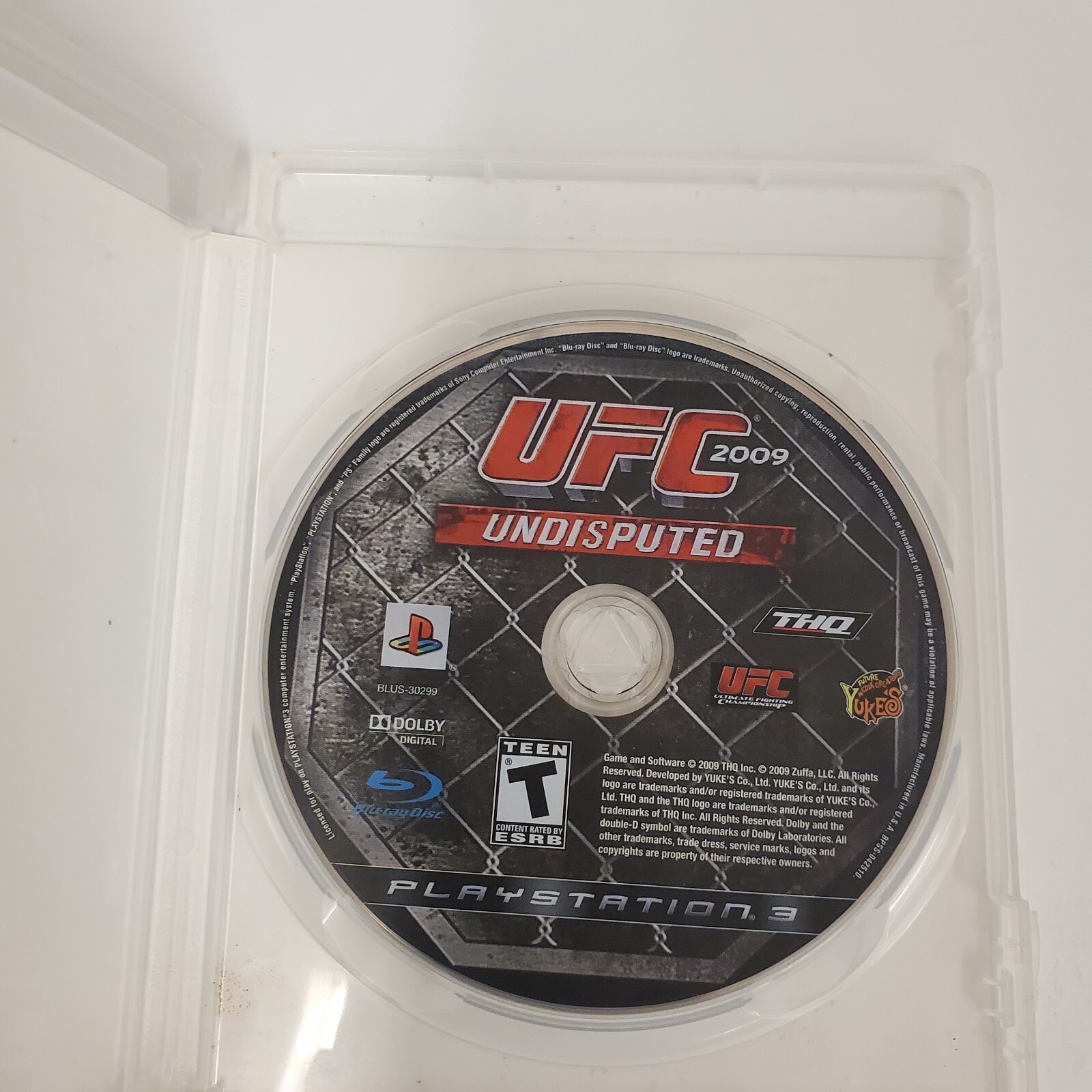 UFC Undisputed 2009 (Sony PlayStation 3), PS3, MMA No Manual Free Fast Ship