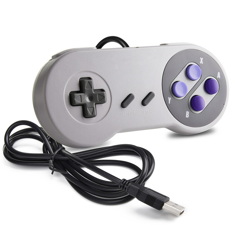 1/2 Pack SNES NES USB Super SNES USB Controller Gamepad For PC Mac Raspberry Pi