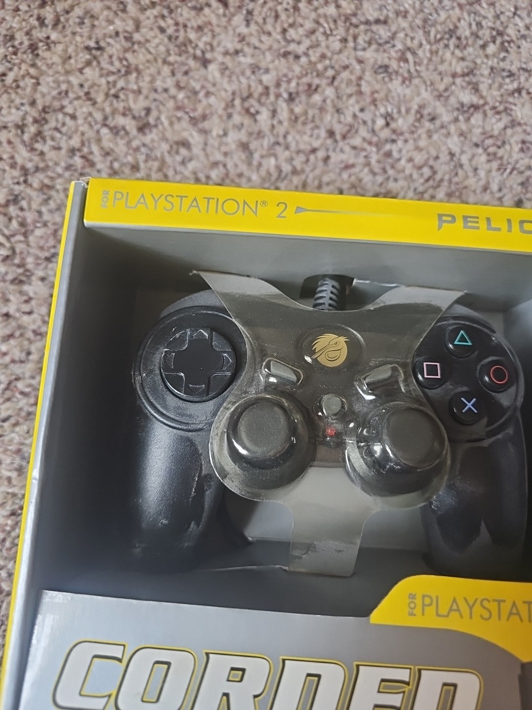Pelican PL-6604 PlayStation 2 PS2 Wired Controller, New In Box