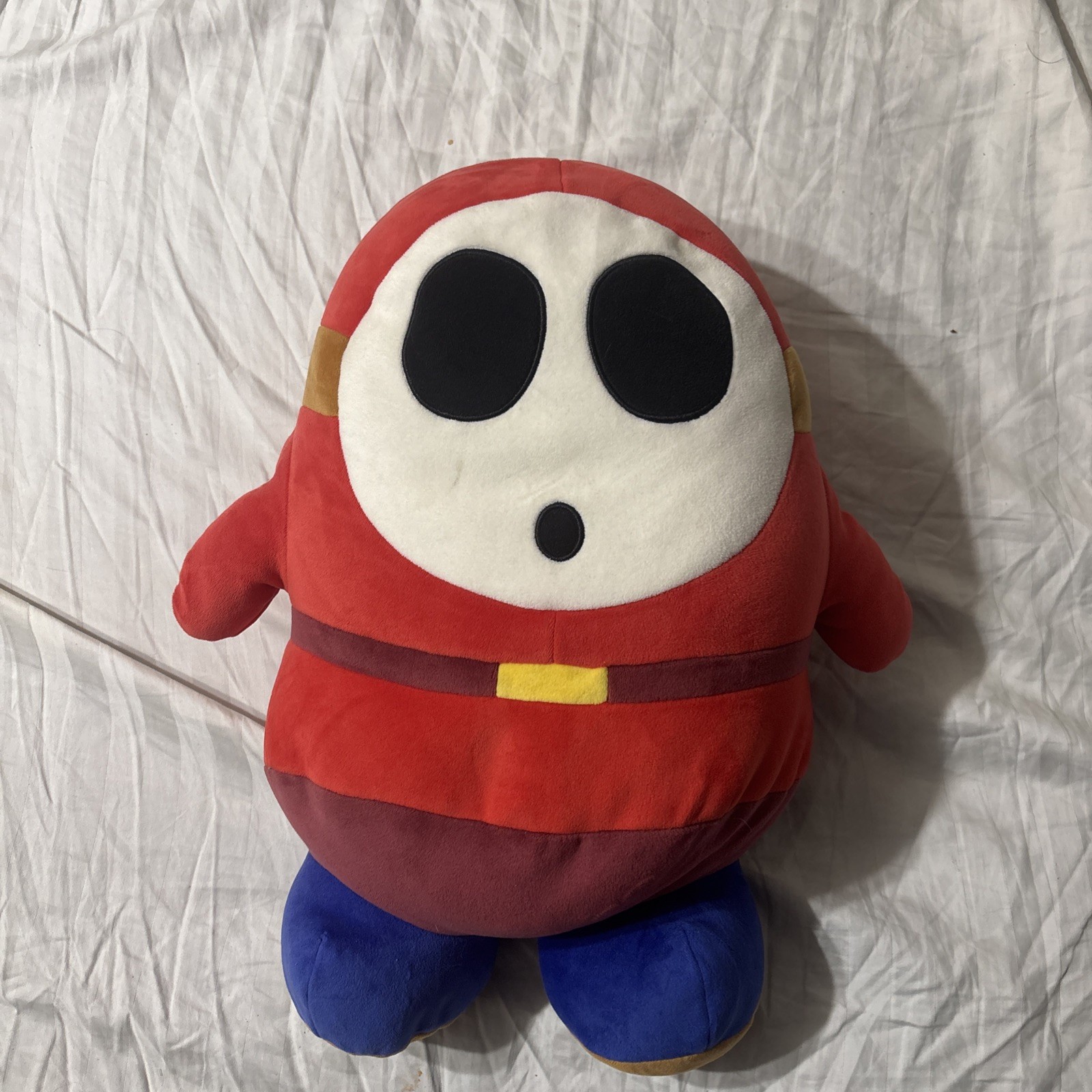 Tomy Shy Guy Plush Doll Washable Super Mario Club Mocchi2019 Video Game size 16”