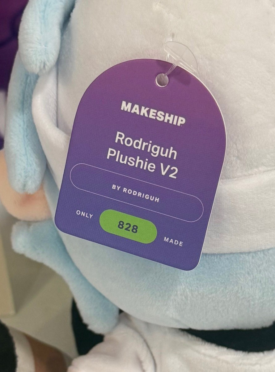 Makeship Rodriguh Plush Anime Youtube Cartoon FNAF Minecraft Only 828 Made RARE!