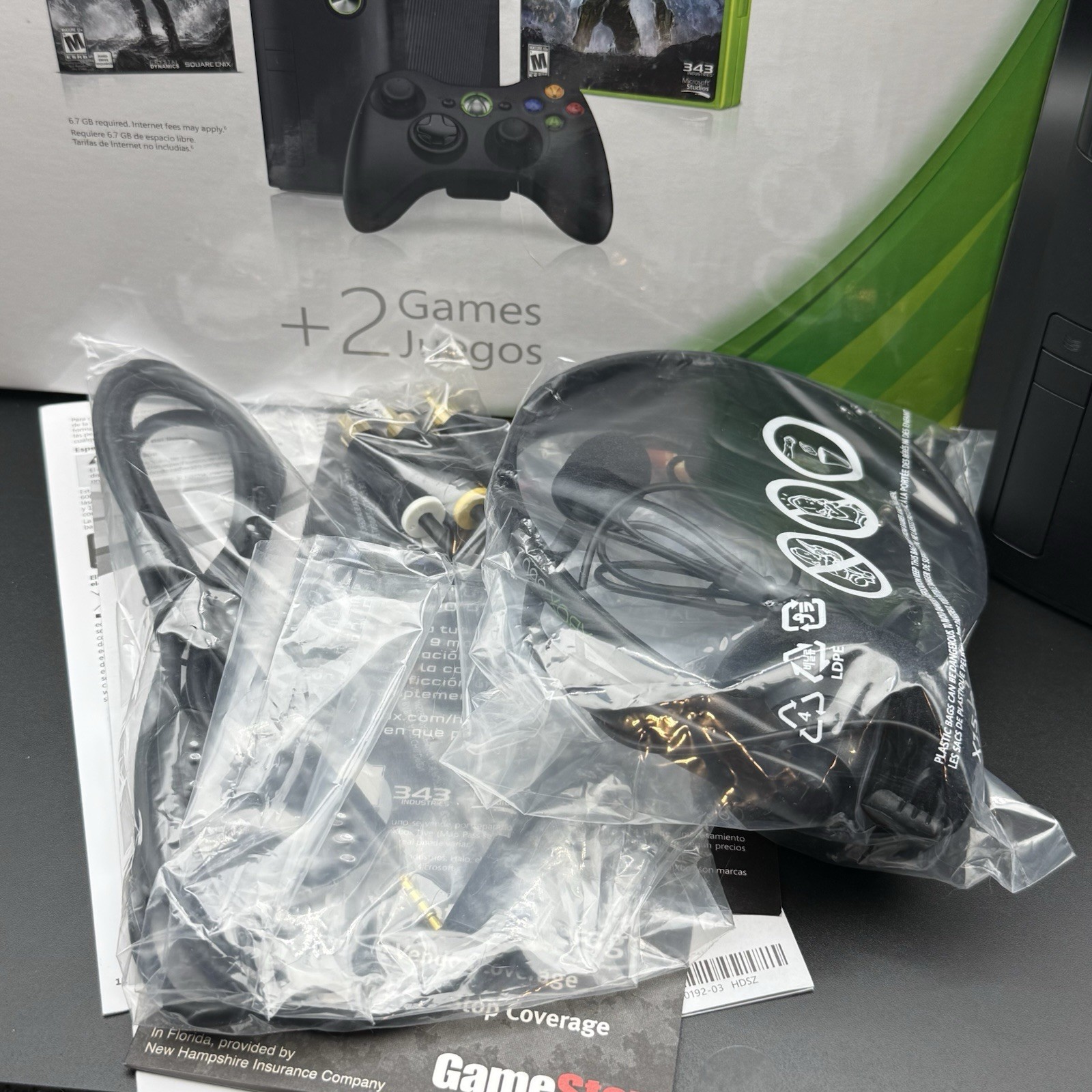 Xbox 360 E Console Model 1538 Console Only for Parts or Repair / Wont Turn On