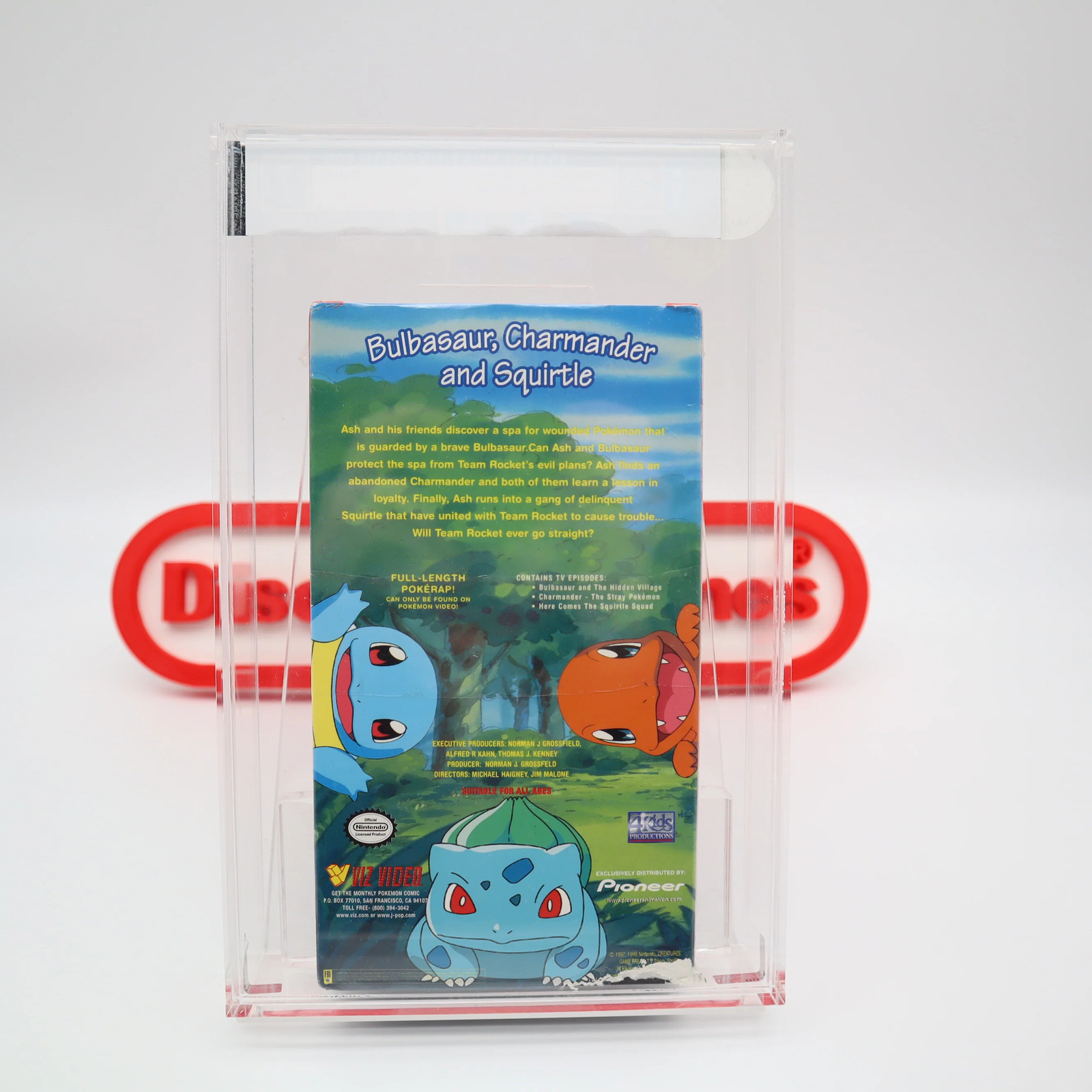 VHS POKEMON: POKE-FRIENDS – IGS GRADED 5.5 BOX & 7.0 SEAL! NEW & Factory Sealed!