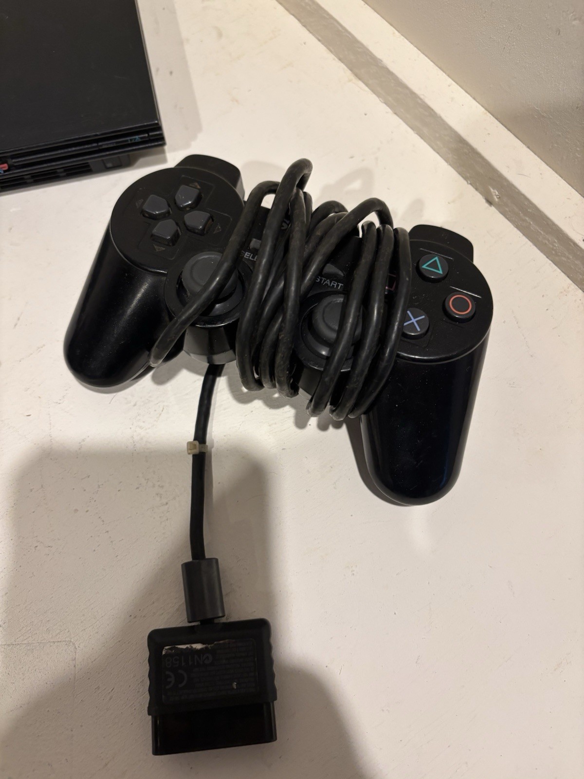 Sony PlayStation 2 Slim Black SCPH-75001 Console System OEM (PS2) W/memory Card