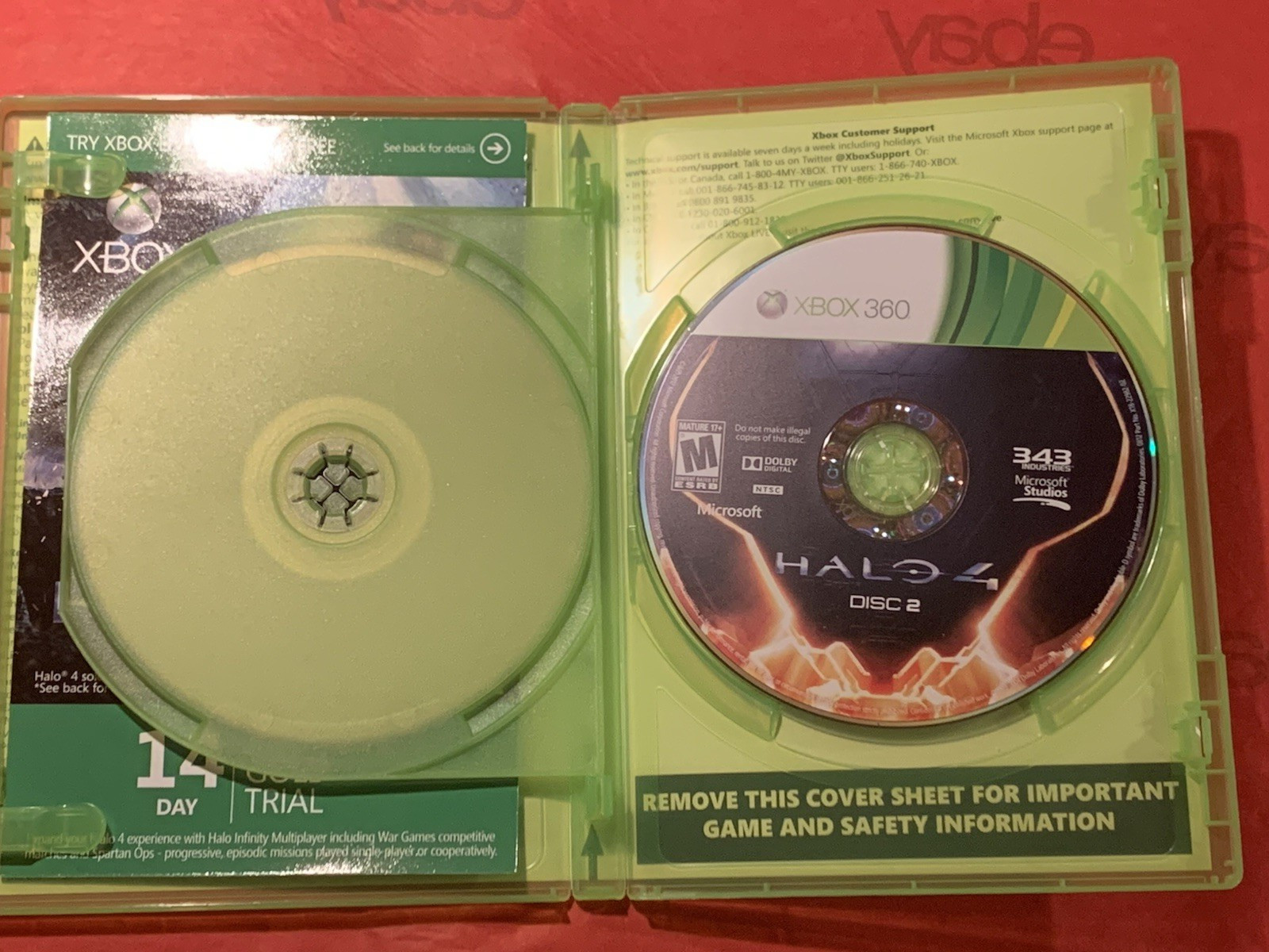 Lot of 6 Halo Xbox 360 Games: 1 Anniversary,3,4 ODST, Reach, Wars CIB & TESTED