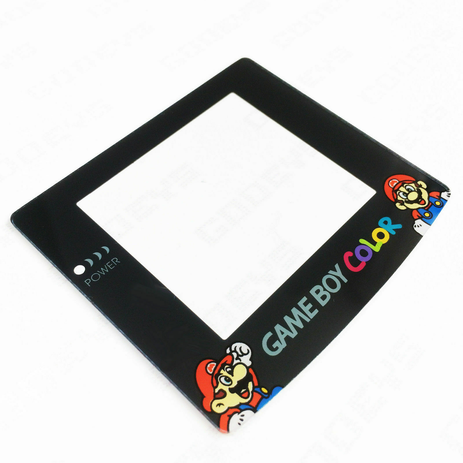 Game Boy Color GBC Screen Lens Cover Mario Edition NEW
