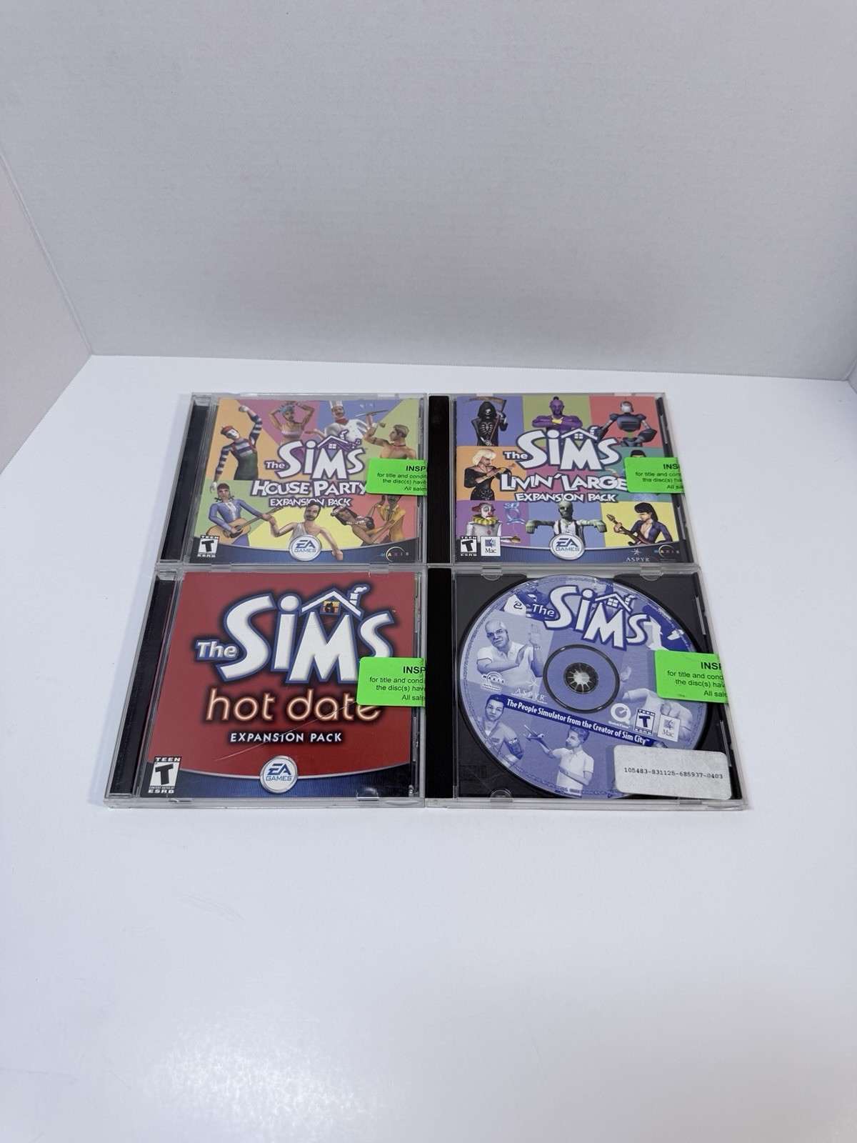 The Sims Series Expansion Packs Lot 4 PC Games Livin Large House Party Hot Date