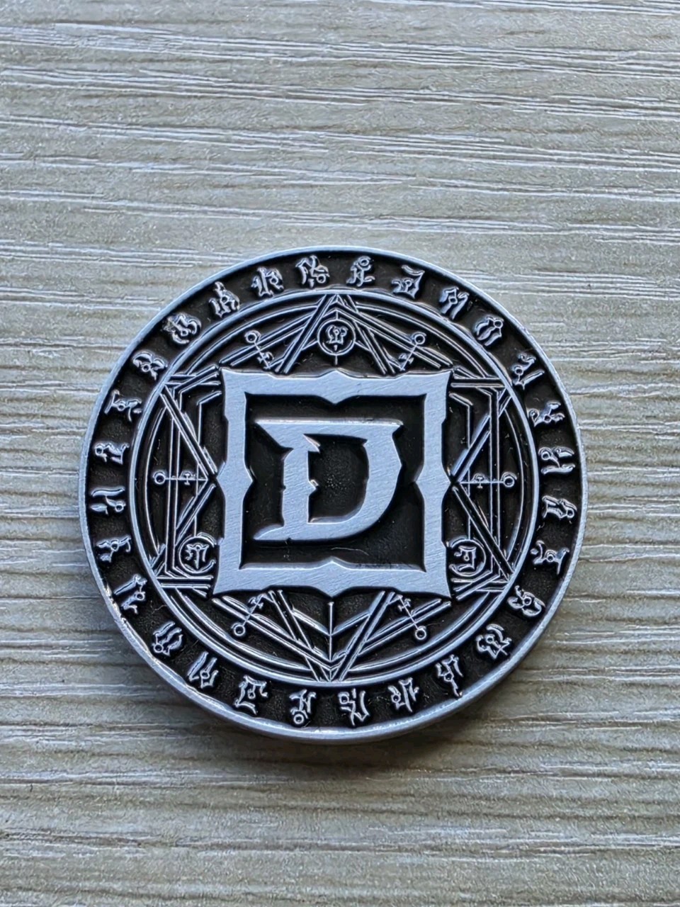 Diablo 4 IV Developer Coin Medal Season Of Loot Reborn #4 D4 Rare Blizzard PC