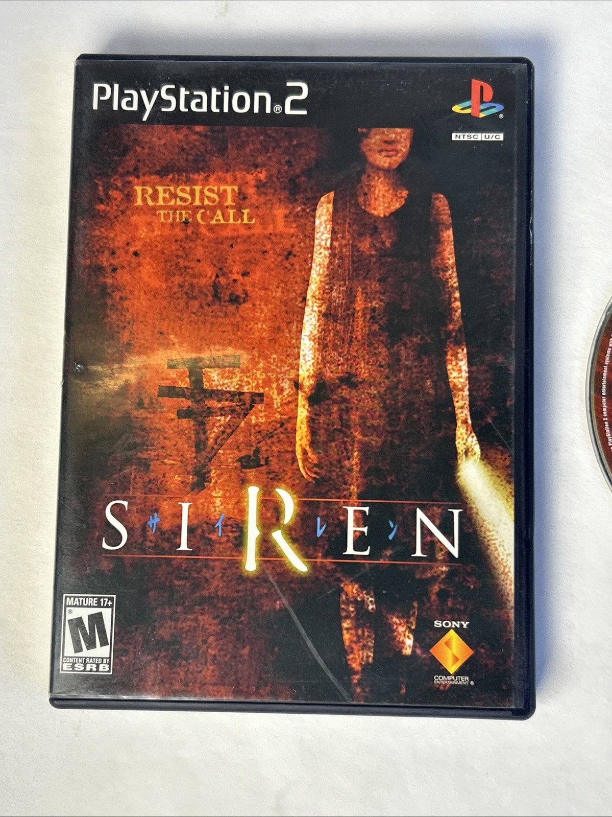 Siren Resist The Call Sony PlayStation 2 PS2 Game Disc & Case Horror