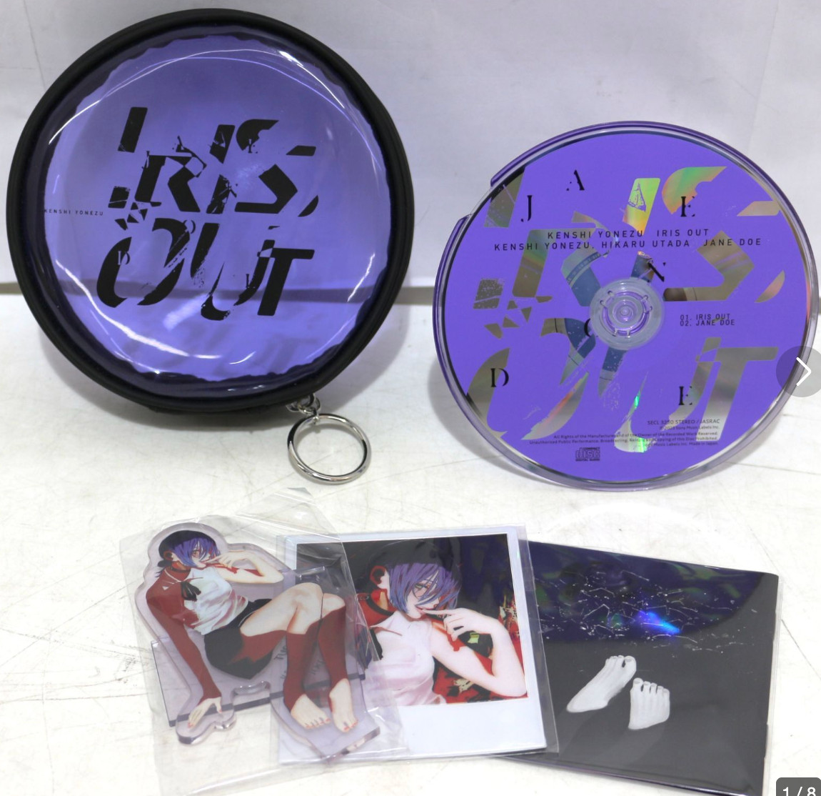 CD Yonezu Kenshi IRIS OUT Edition Chainsaw Man Reze Photo AcrylicStand Poach JP
