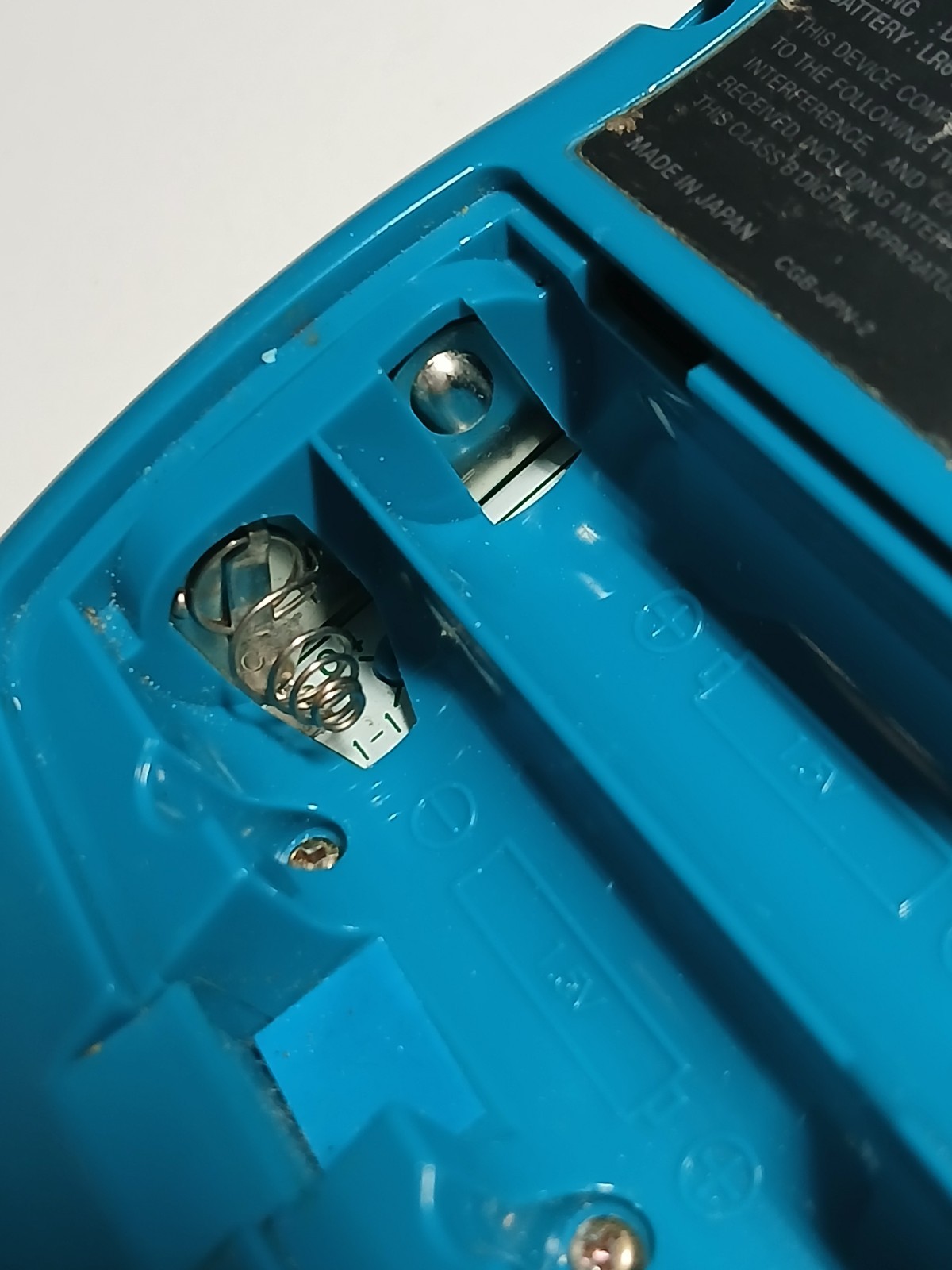 Nintendo Game Boy Color teal GBC CGB-001 Tested & Working NEW LENS
