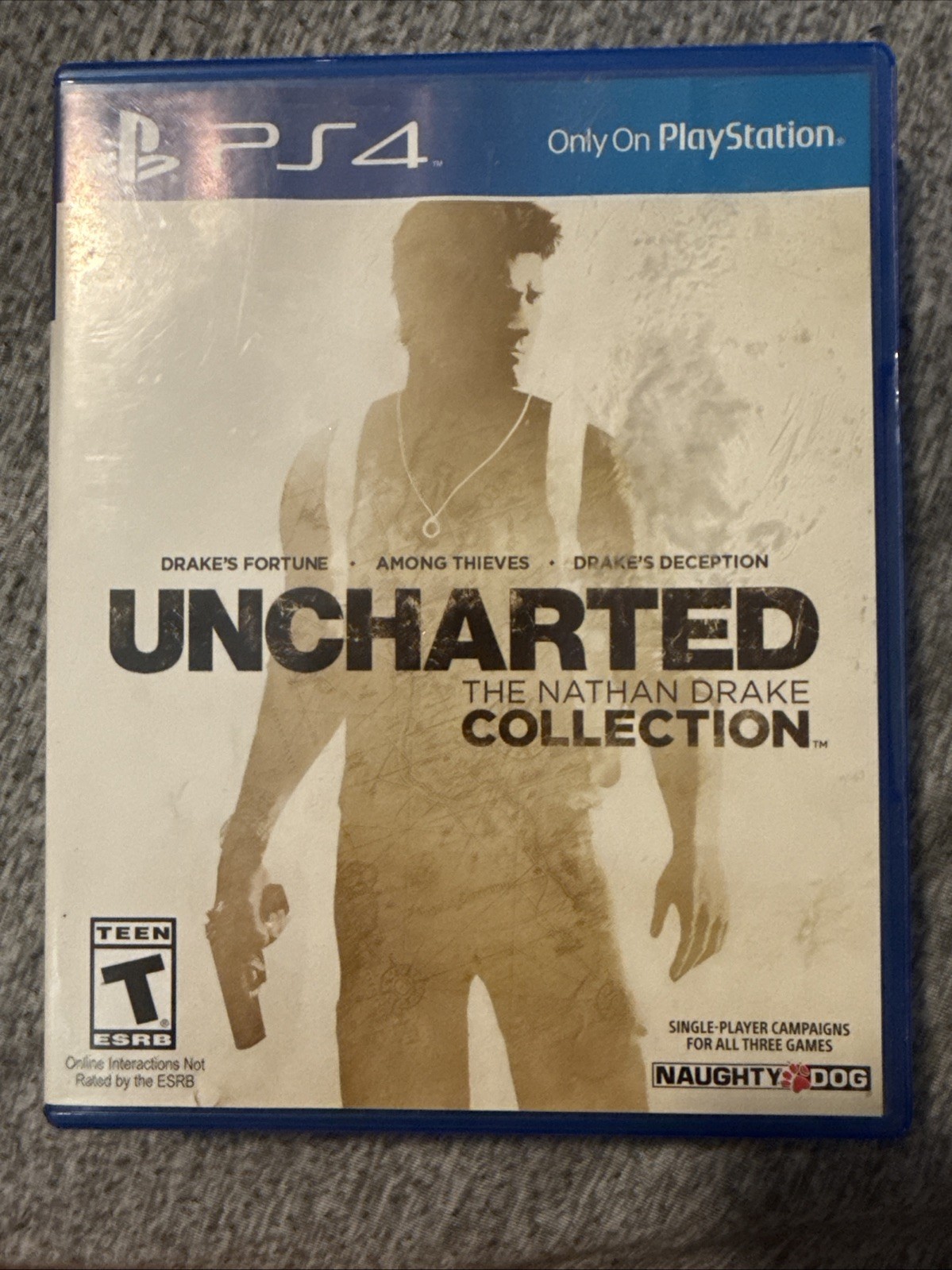 Uncharted: The Nathan Drake Collection PS4 Action Adventure T Teen Disc Case