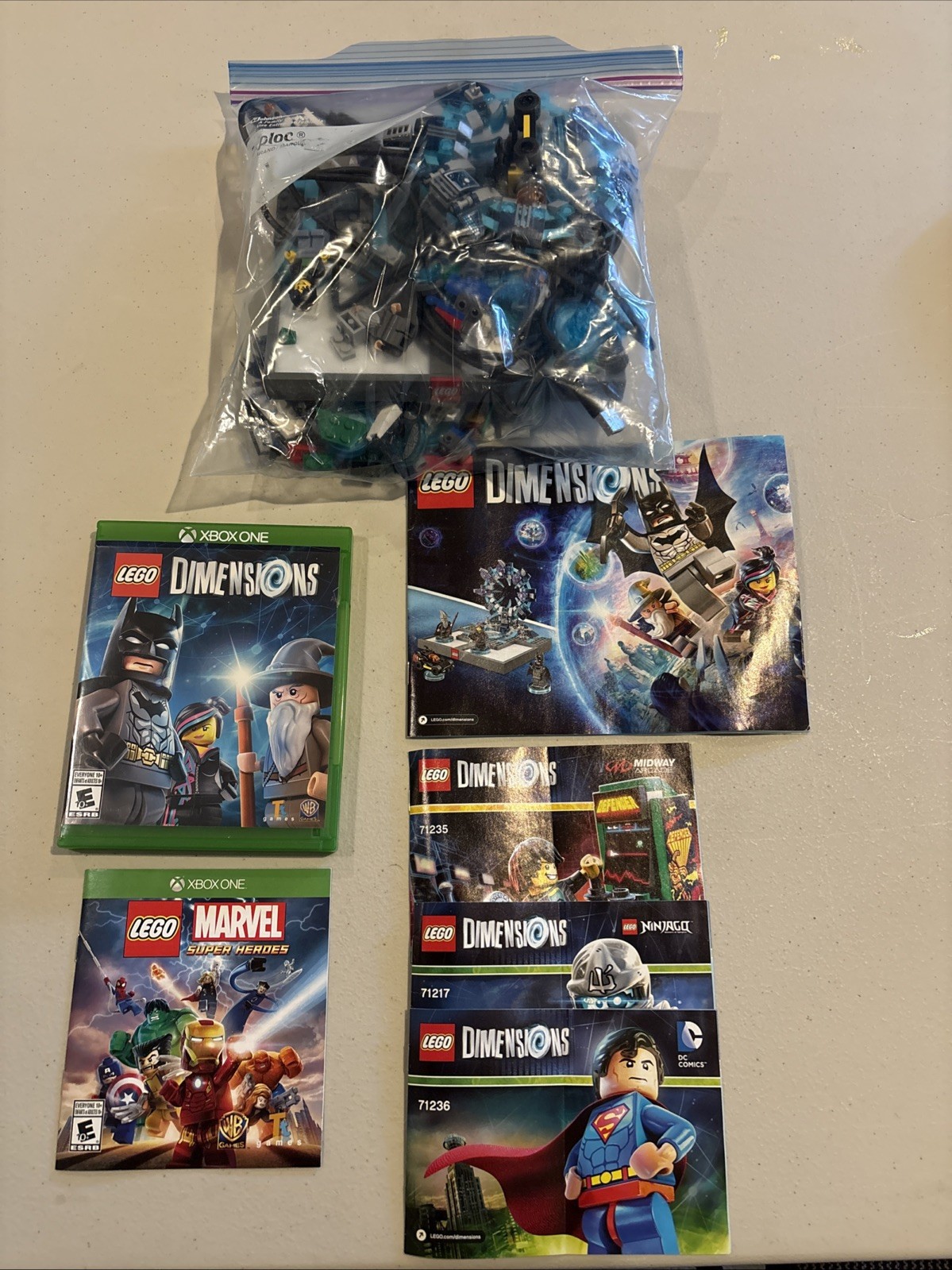 Lego Dimensions For Xbox One + Three Other Characters (71172+71217+71235+71236)