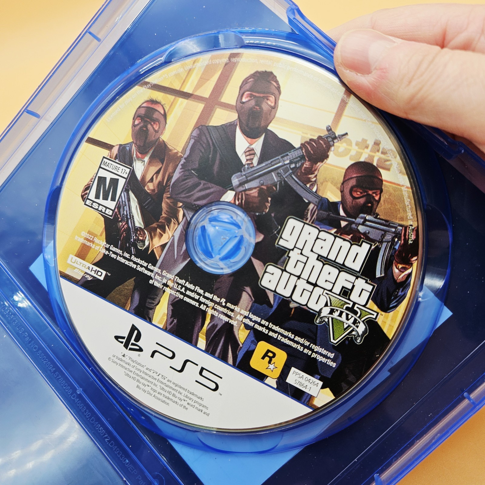 Grand Theft Auto V (Sony PlayStation 5 PS5, 2022) Video Game No Manual