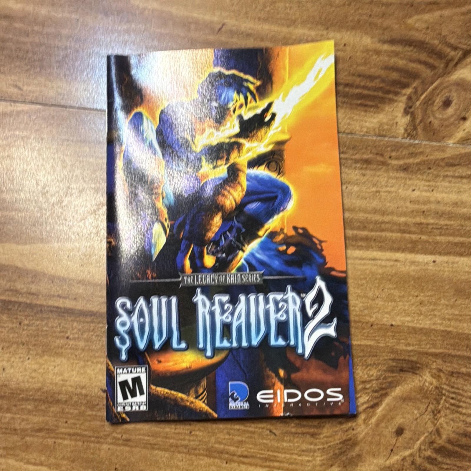 Eidos Interactive Soul Reaver 2 PS2 M Legacy of Kain Action Adventure Manual