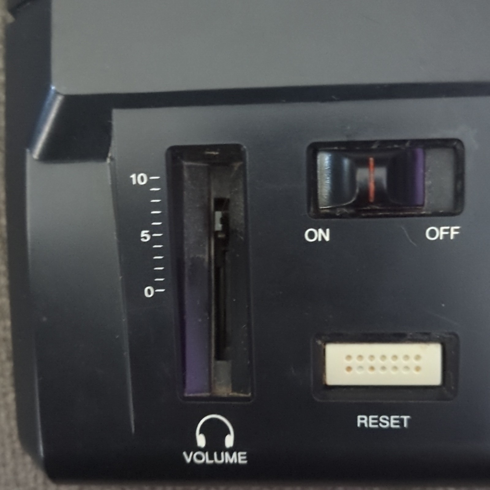 SEGA Genesis 16-Bit Home Console Black RF Connectivity w/ Volume Control