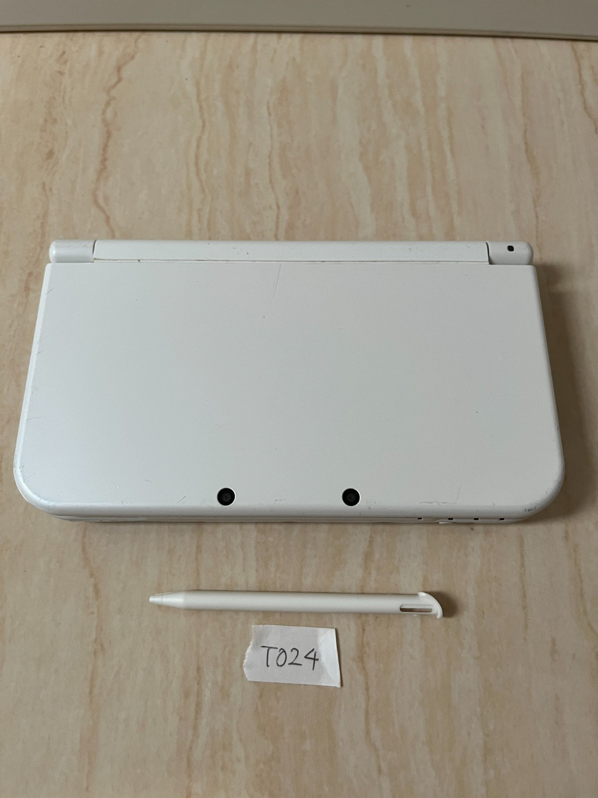 TOP IPS Nintendo new 3DS LL XL Pearl White Console Japanese Excellent T024