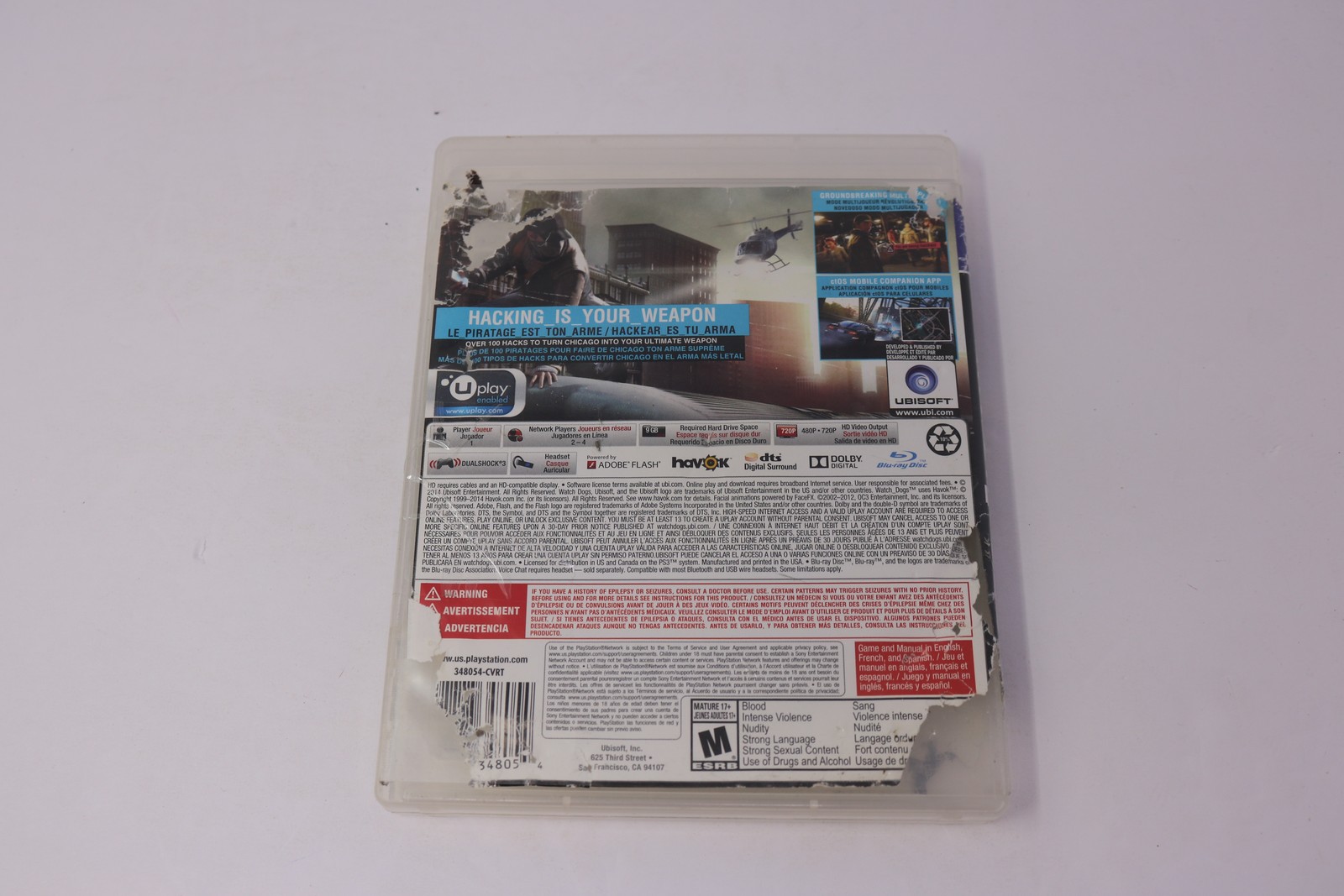 Watch Dogs PS3 Exclusive Edition
