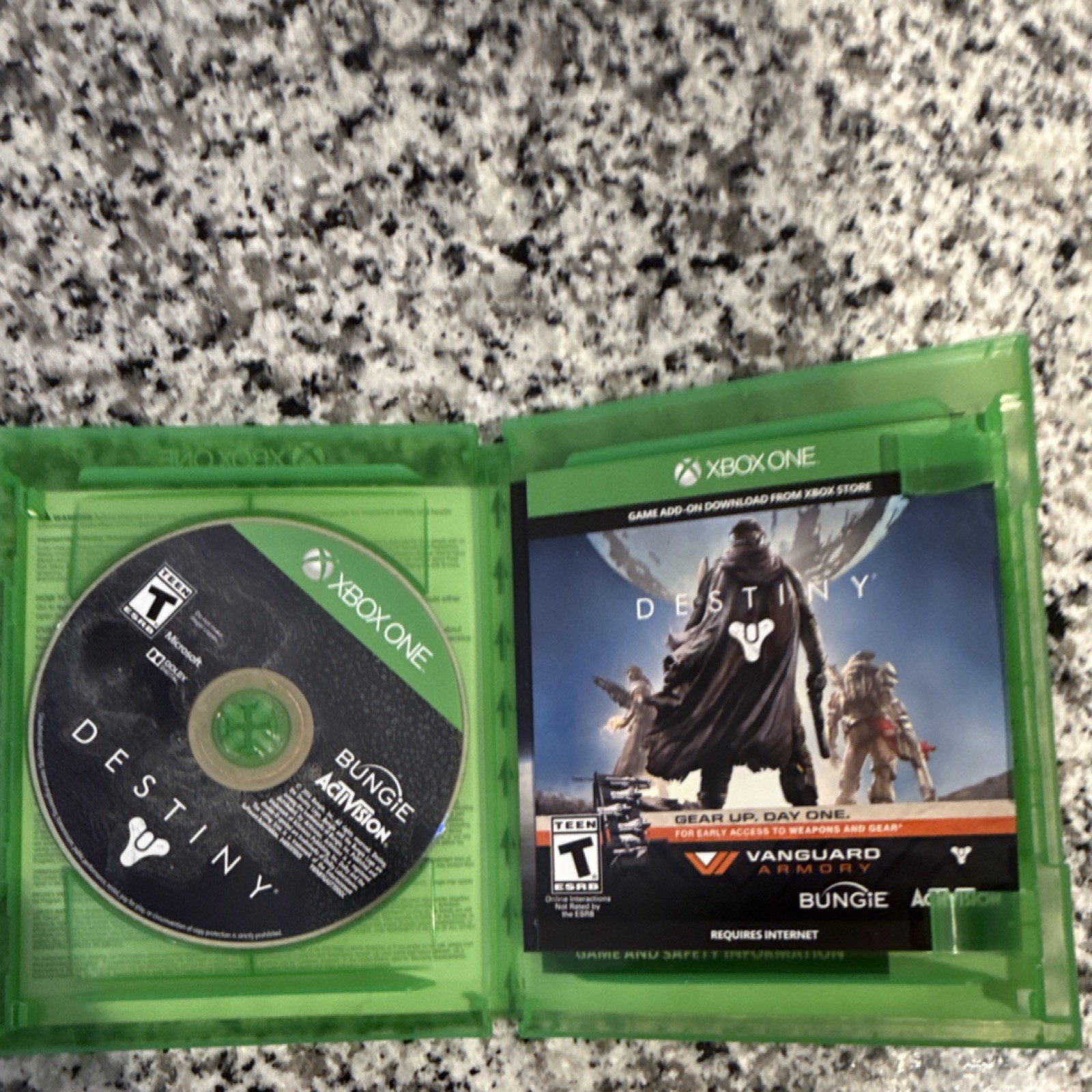 Activision Destiny Xbox One Online Playability Requires Internet Action Shooter
