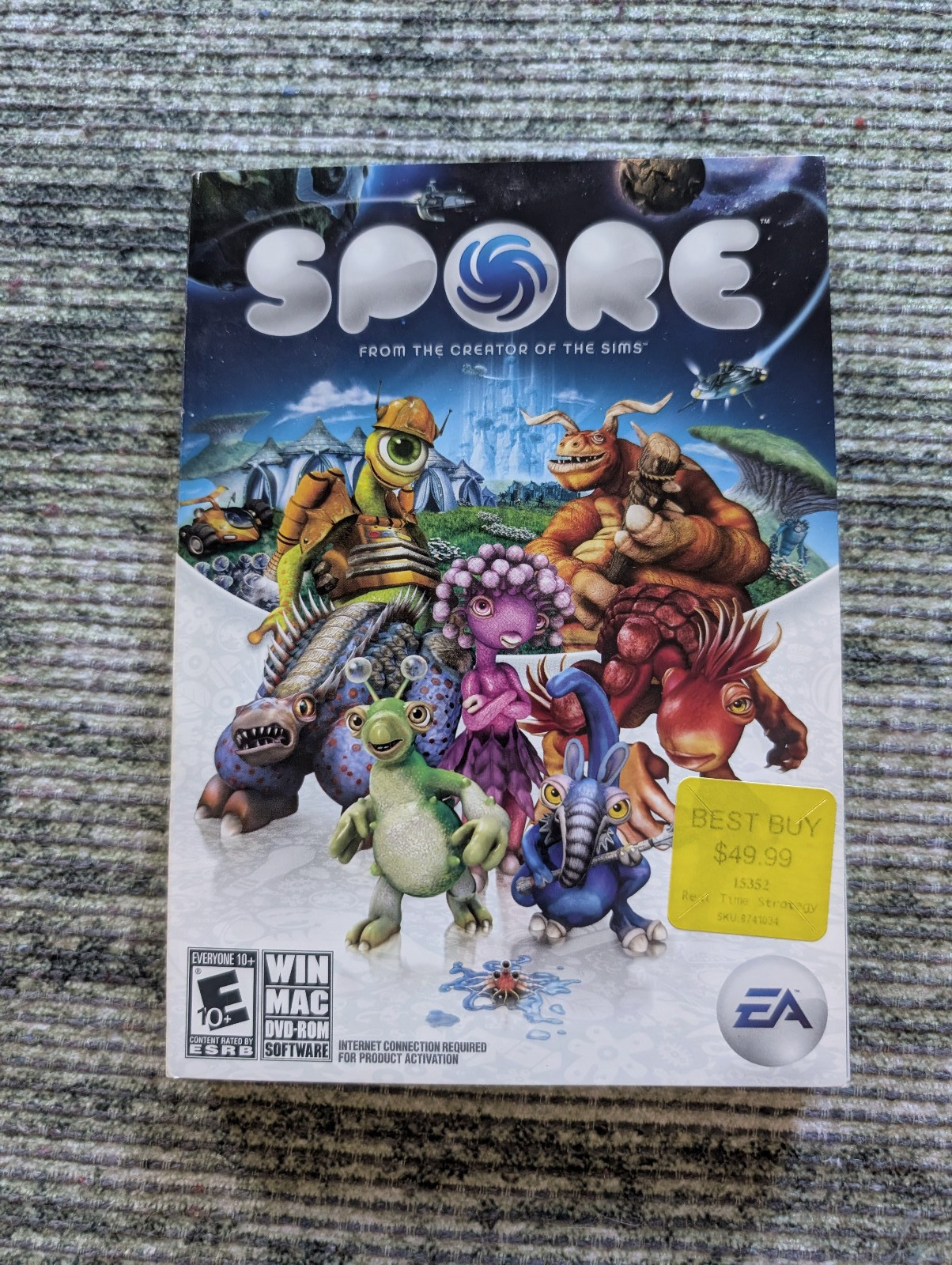 Spore PC DVD Game for Windows & Mac 2008 Complete Edition