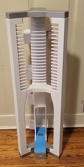 36” NINTENDO Wii Storage Tower Rack Tall Stand 20 Video Game Console Display